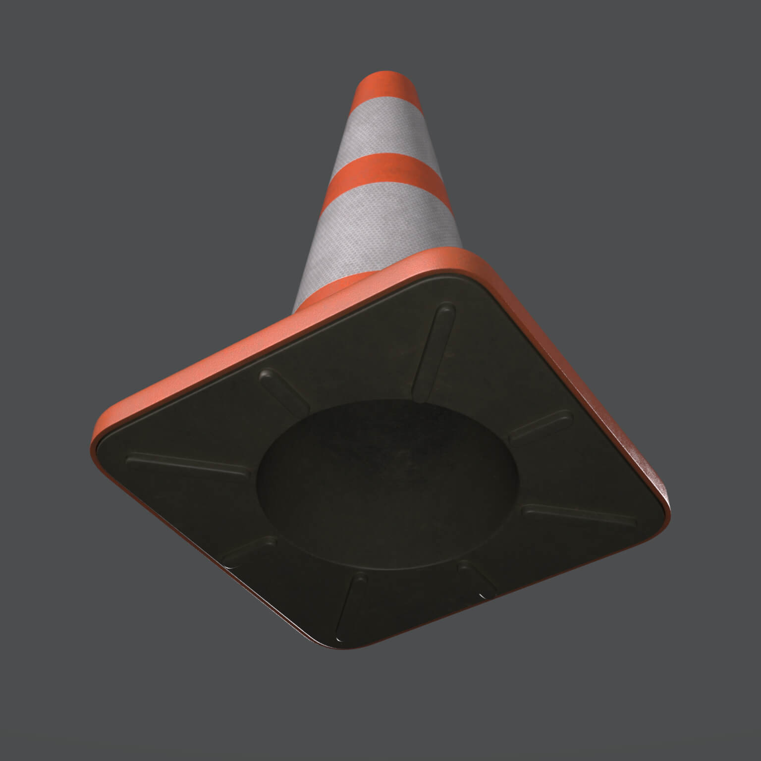 Traffic Orange Cone 2 in 1 Daz Content