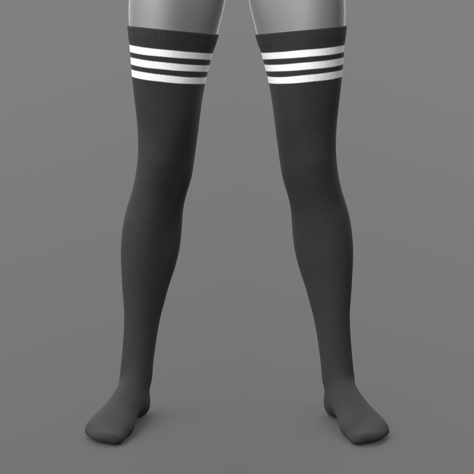 Overall Shirt Stockings G8 Female Daz Content