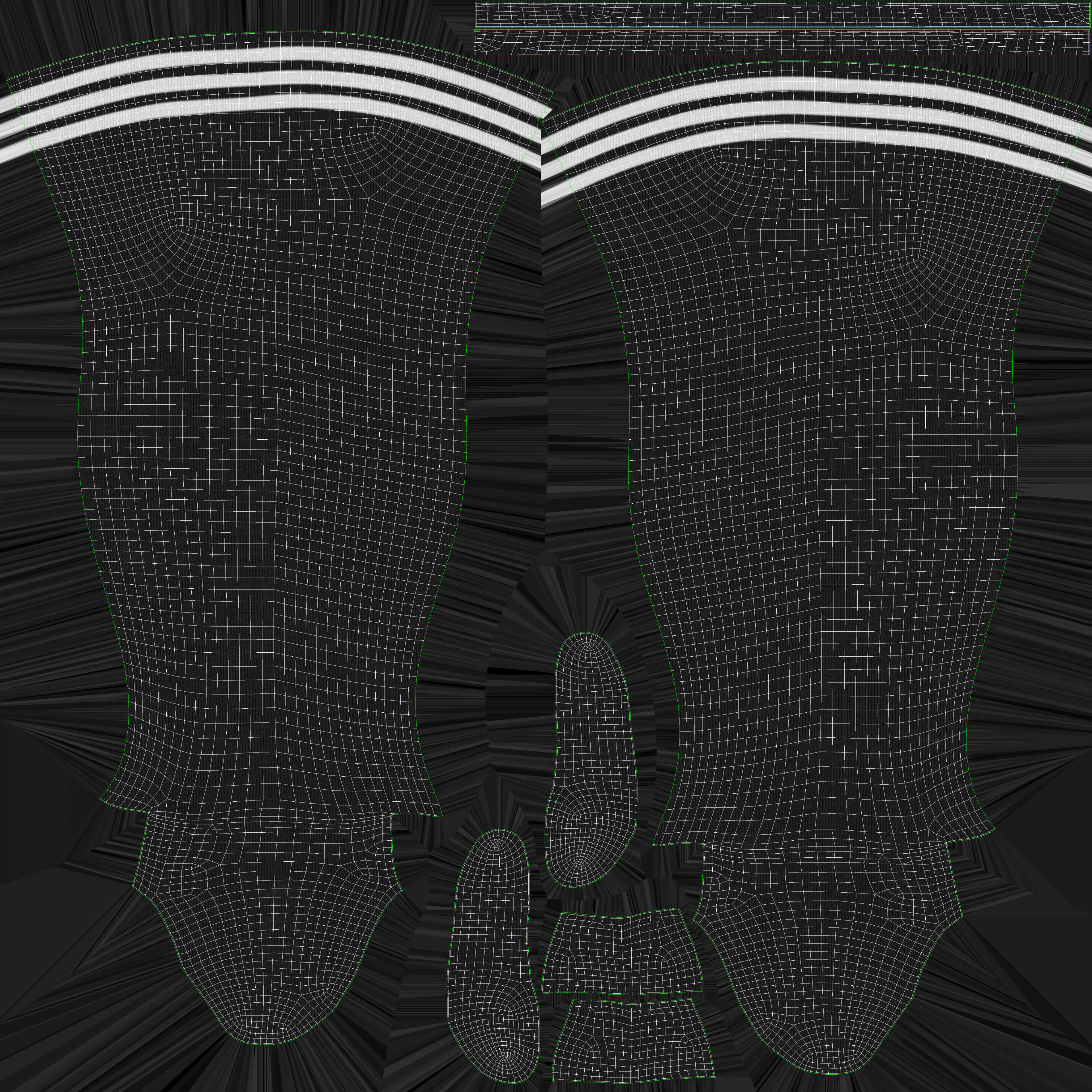 Overall Shirt Stockings G8 Female Daz Content