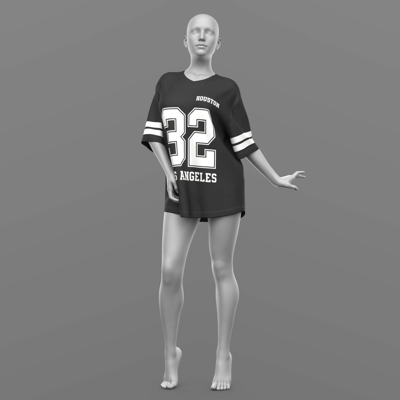 Oversize T-Shirt G8F G9 Daz Content