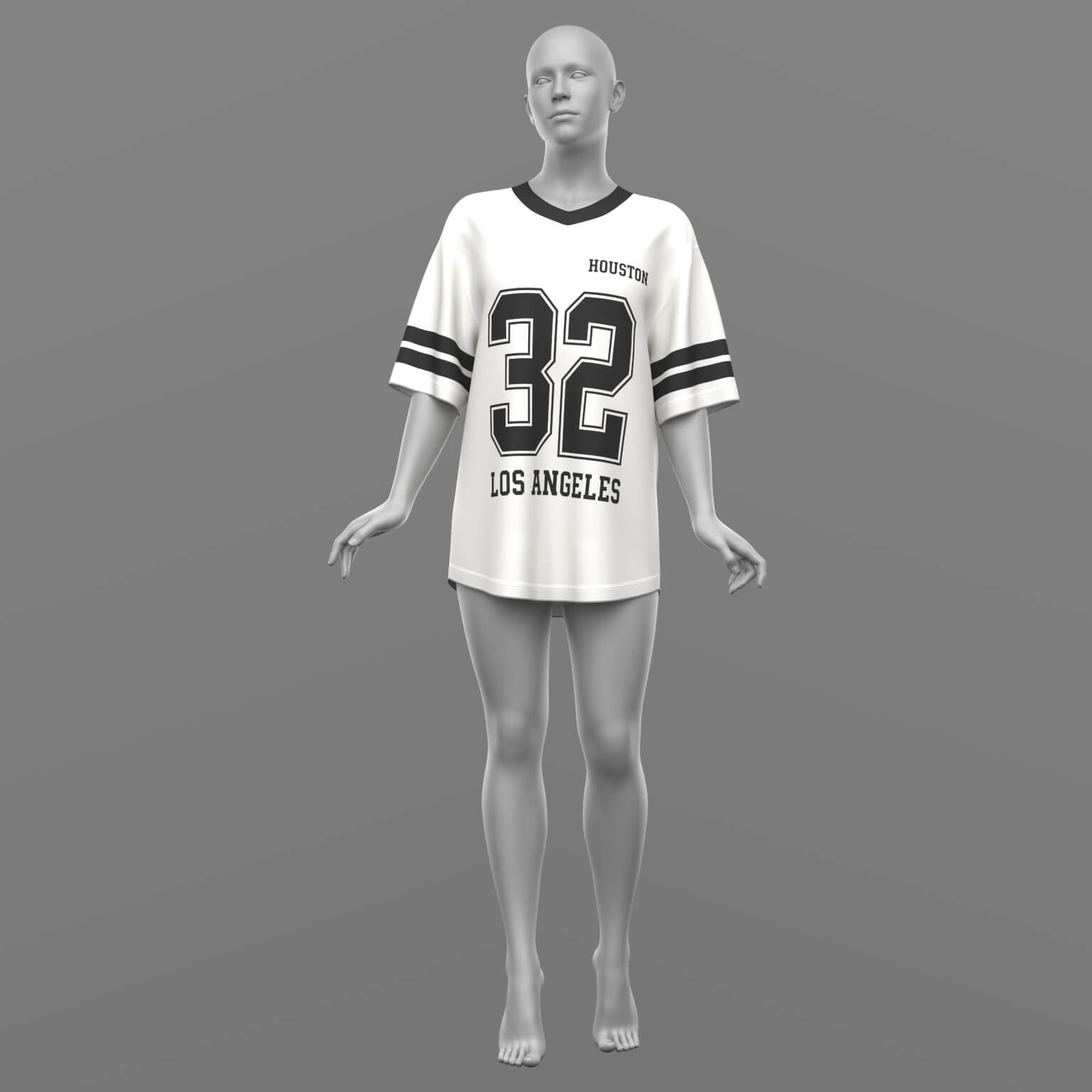 Oversize T-Shirt and Socks G9 Daz Content