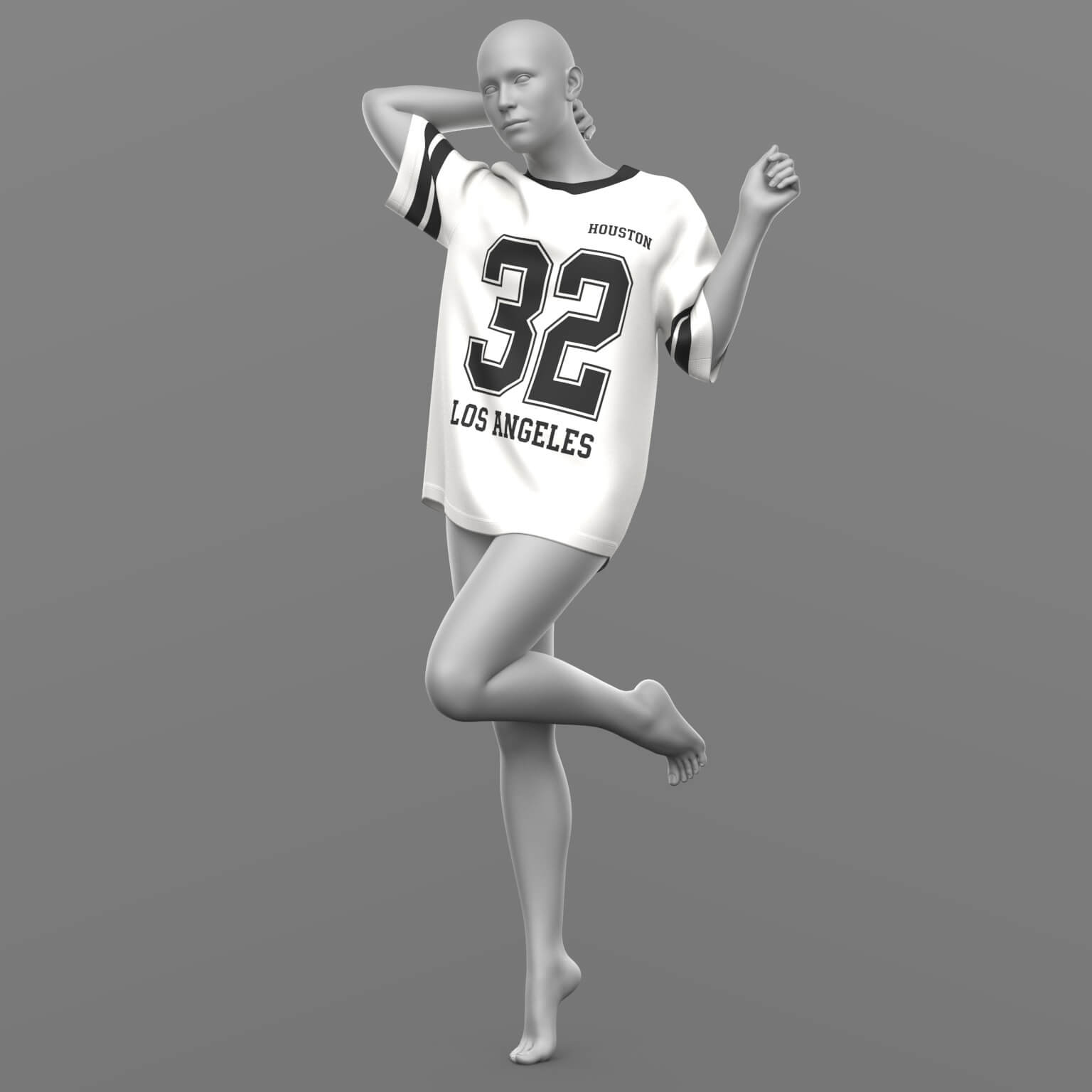 Oversize T-Shirt G8F G9 Daz Content