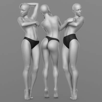 Panties 3 in 1 Set1 G8 Female