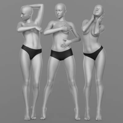 Panties 3 in 1 Set2 G8 Female