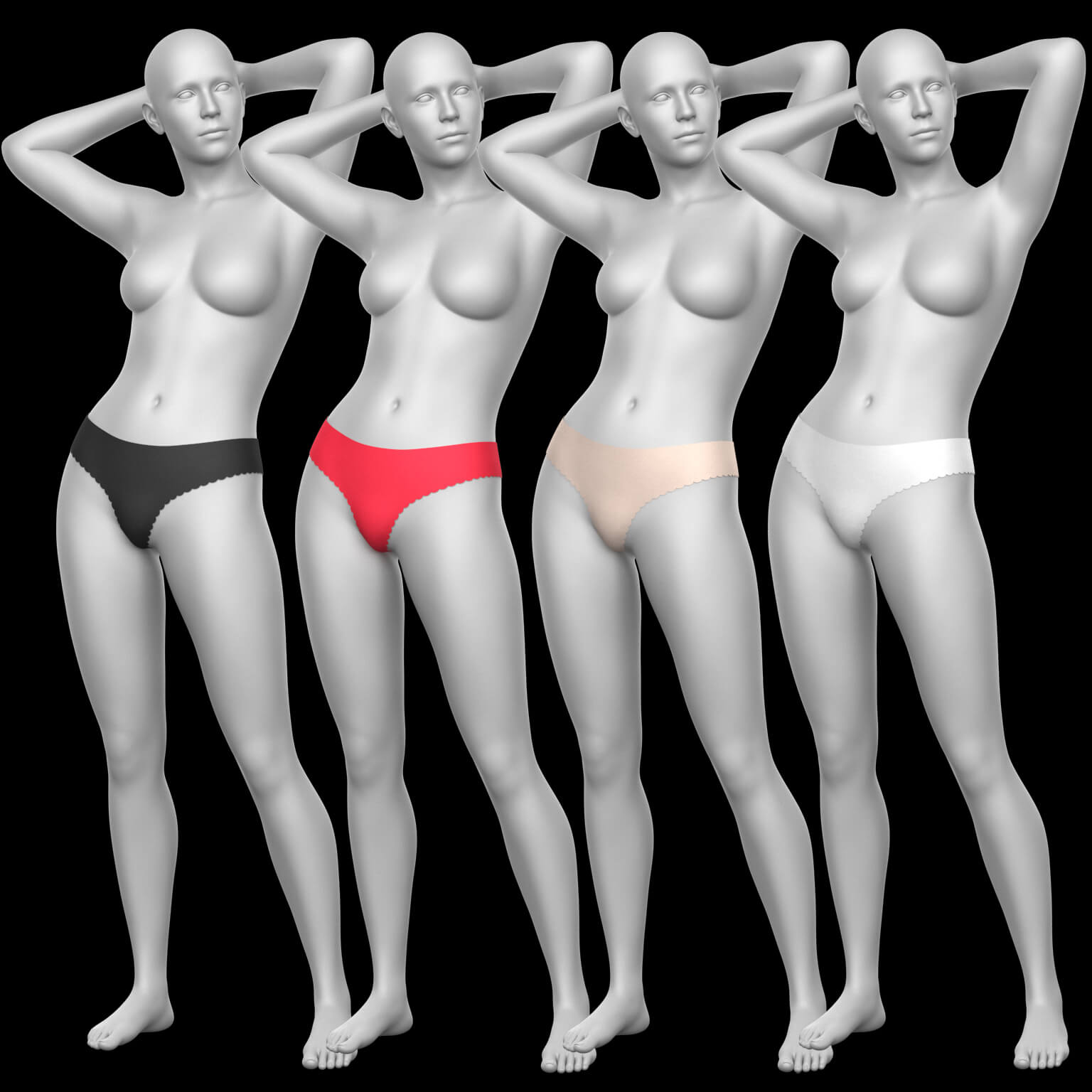 Panties Brazilian G9 Daz Content