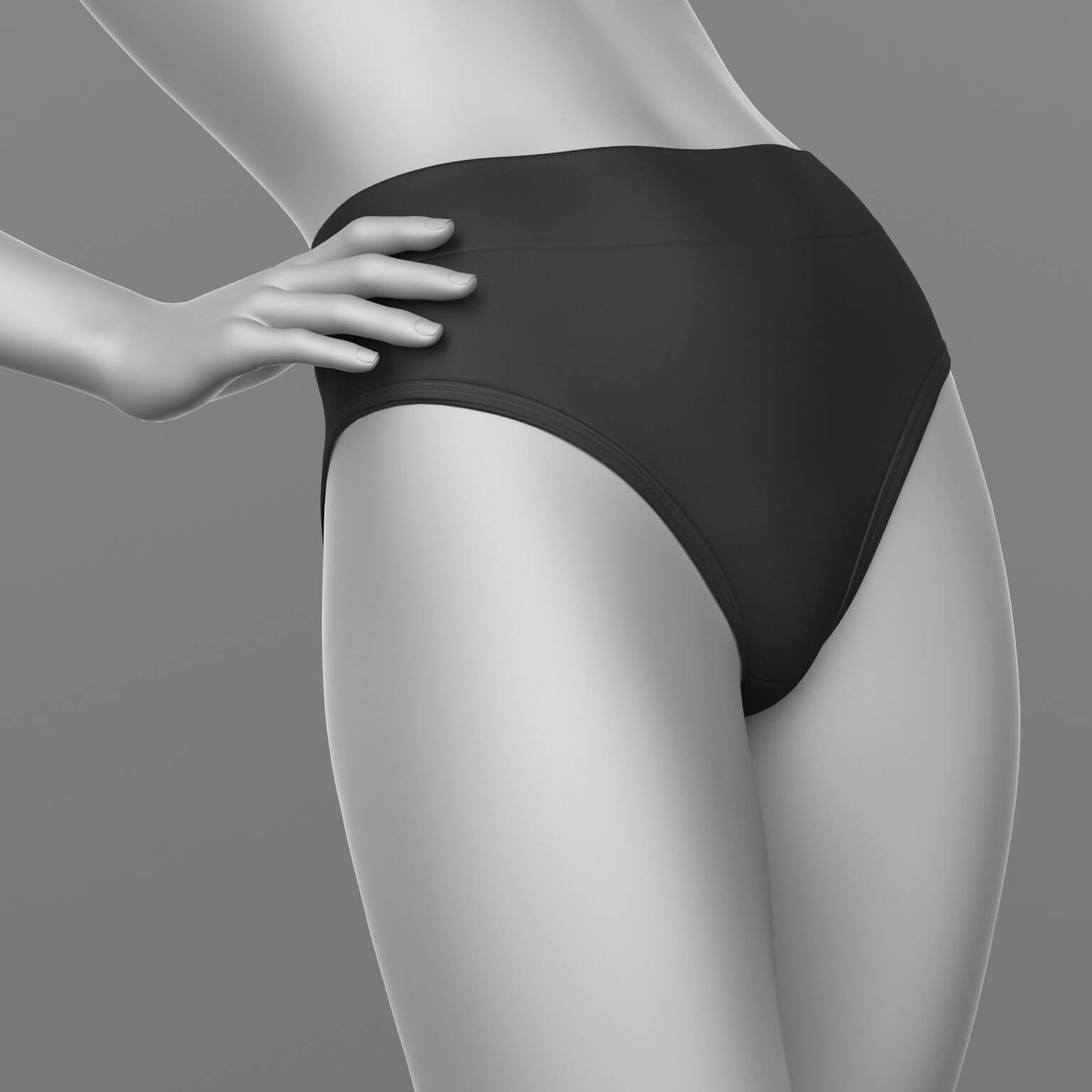 Panties High and Bra 01v G8 Female Daz Content