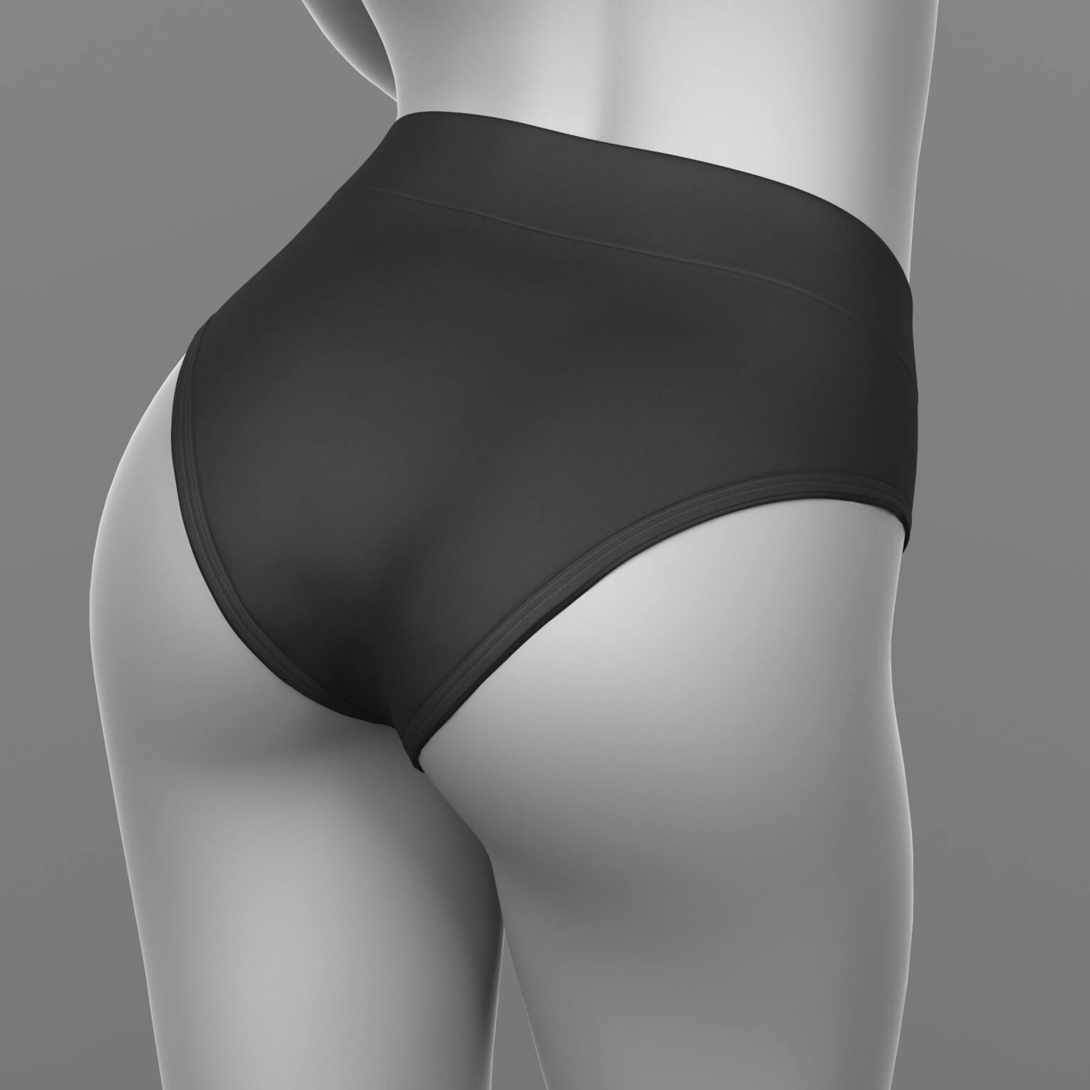 Panties High and Bra 01v G8 Female Daz Content