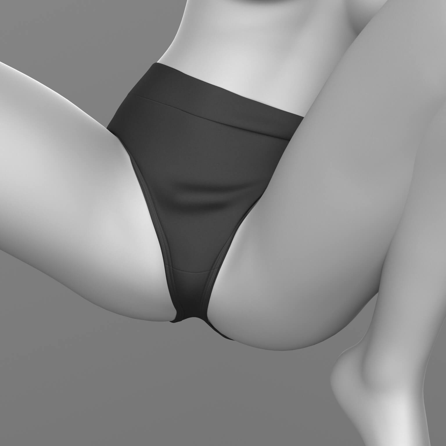 Panties High and Bra 01v G8 Female Daz Content