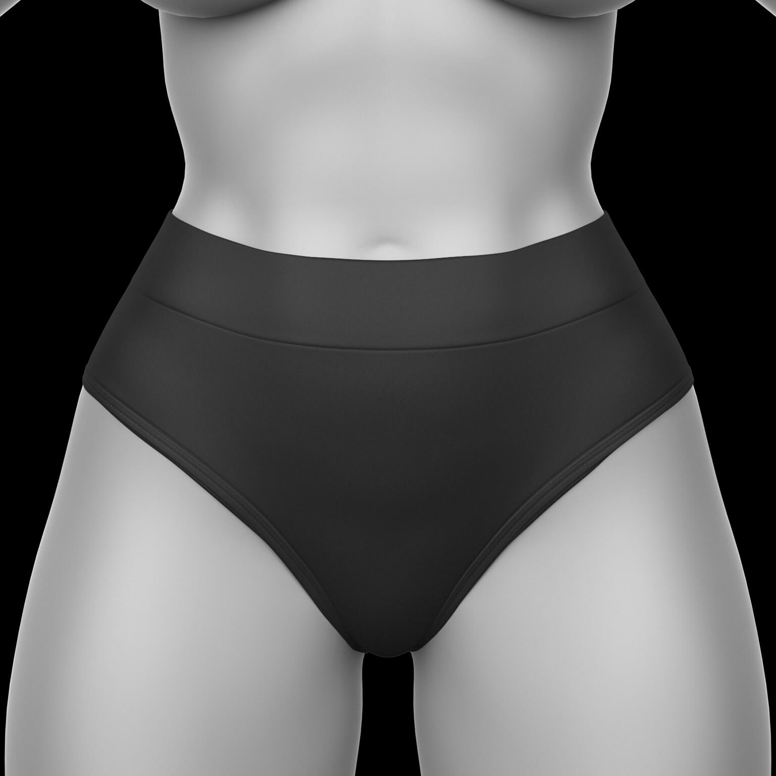 Panties High and Bra 01v G8 Female Daz Content