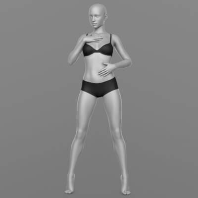 Panties Shorts and Bra G8 Female