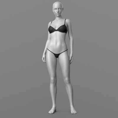 Panties Straps 3v and Bra 1v G8 Female