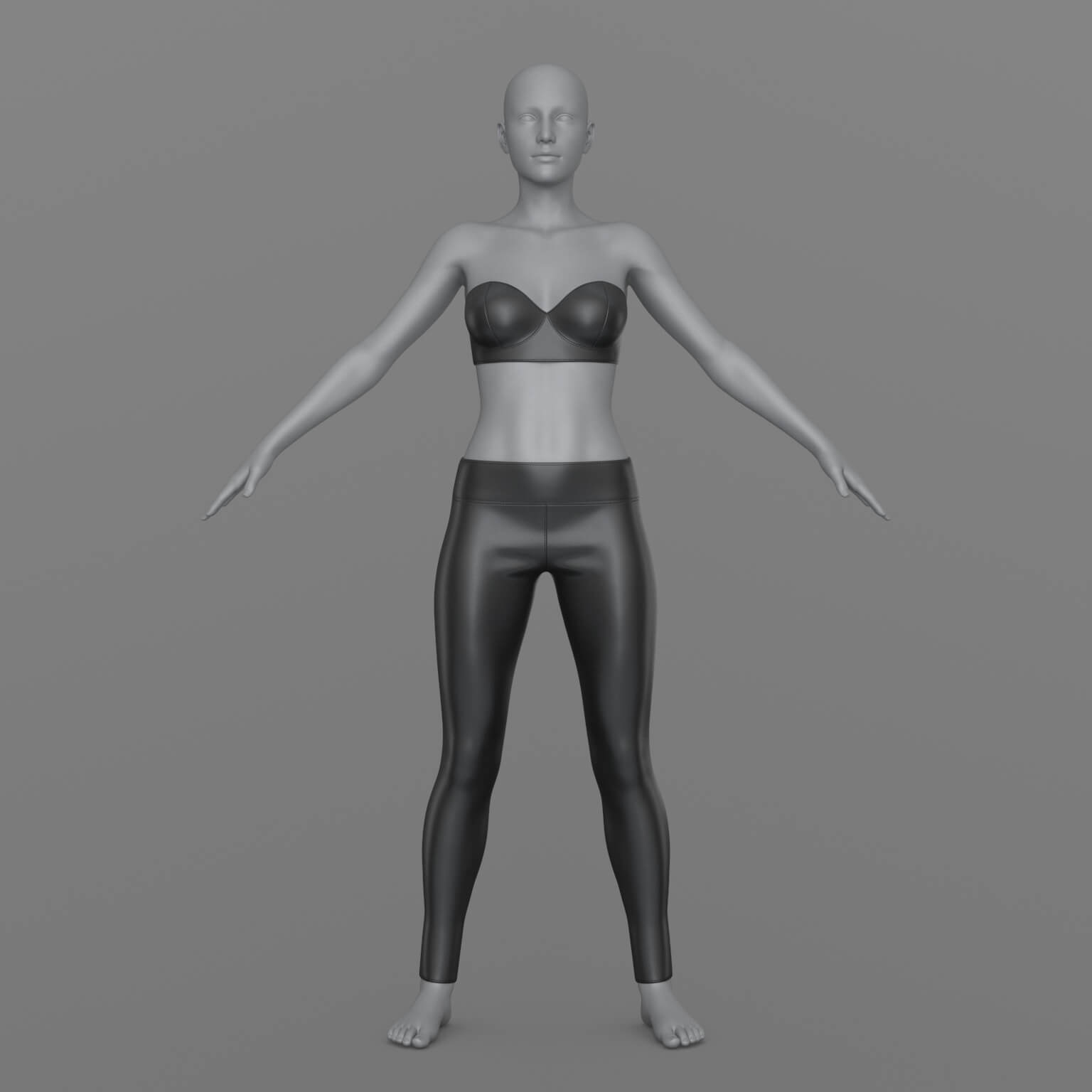 Pants and Top Female G8 Daz Content