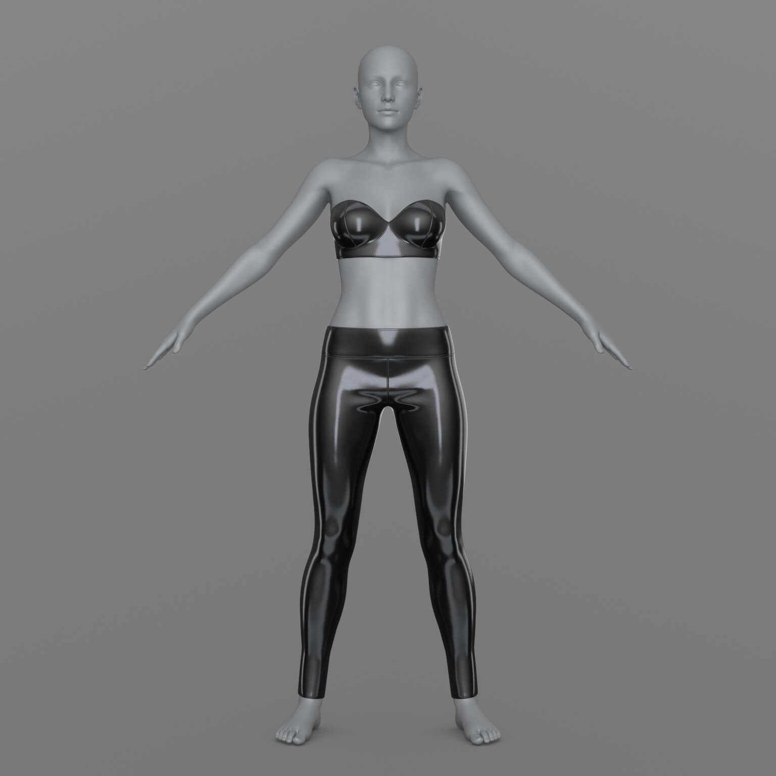 Pants and Top Female G8 Daz Content