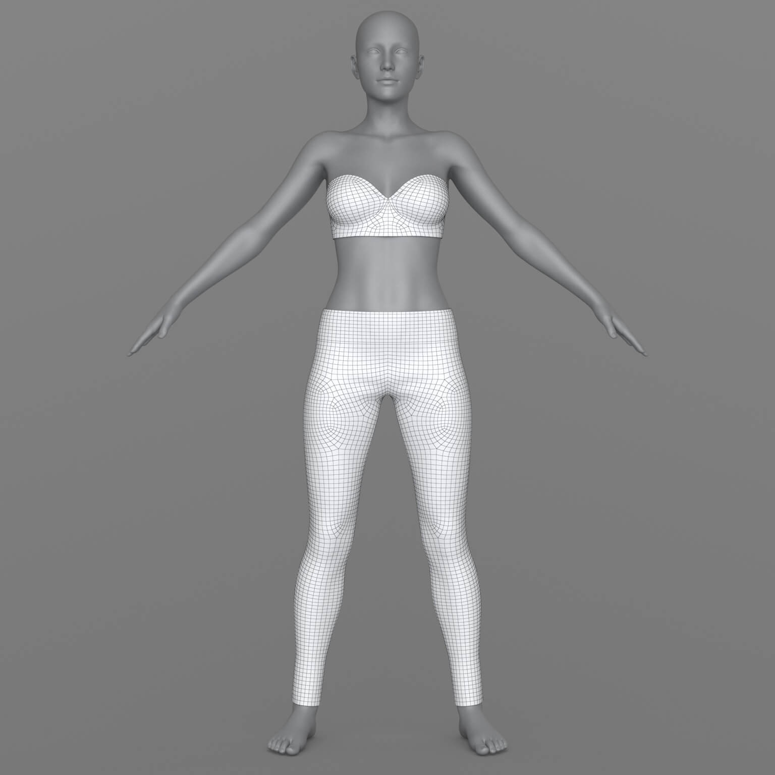 Pants and Top Female G8 Daz Content