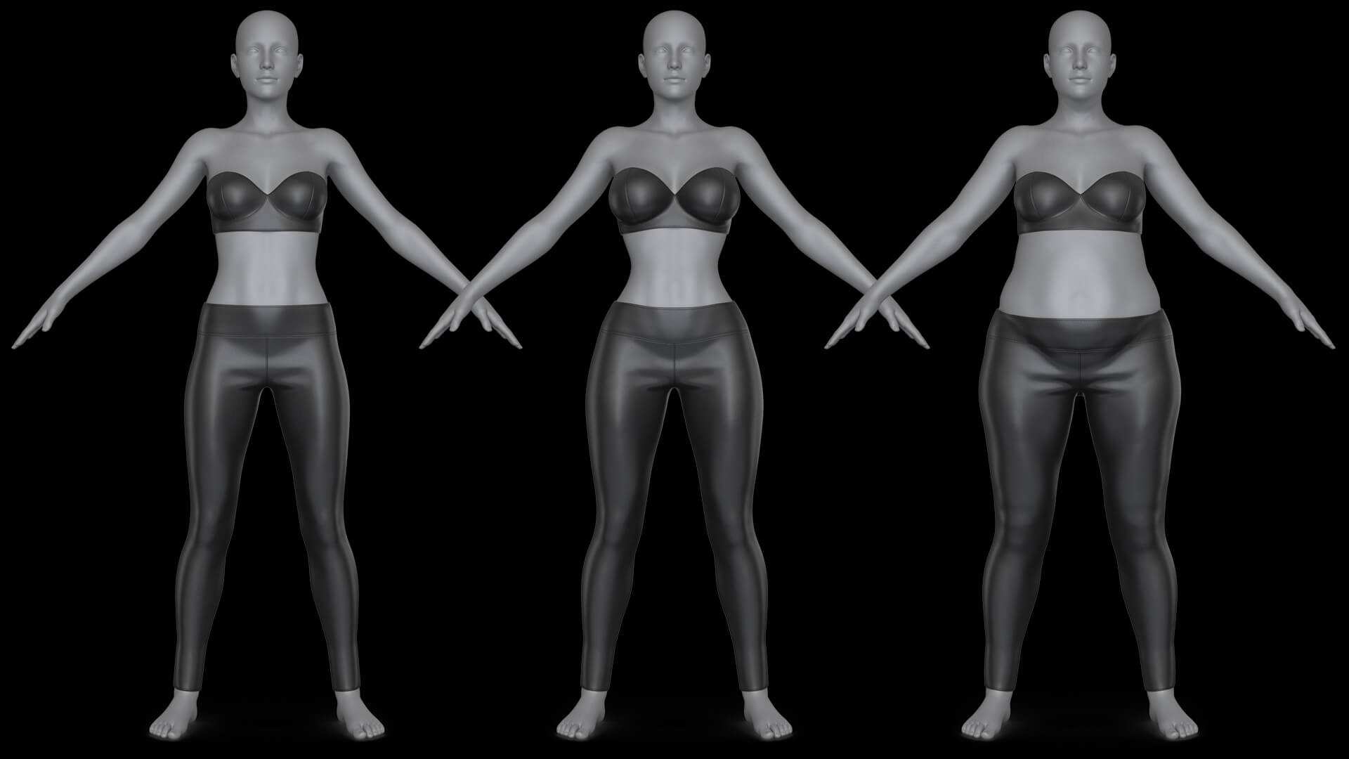 Pants and Top Female G8 Daz Content