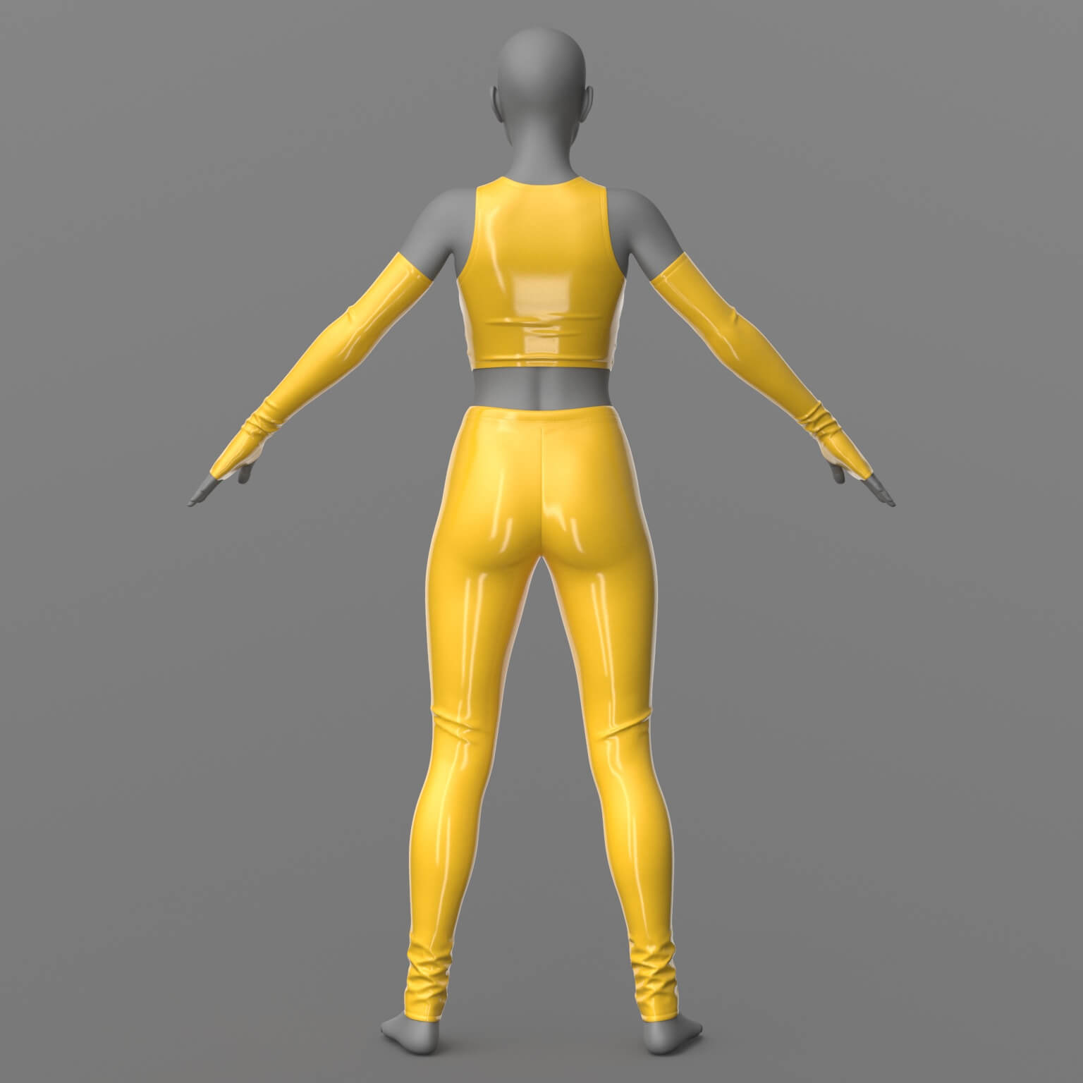Pants Top and Armbands 3d Model 3D Model