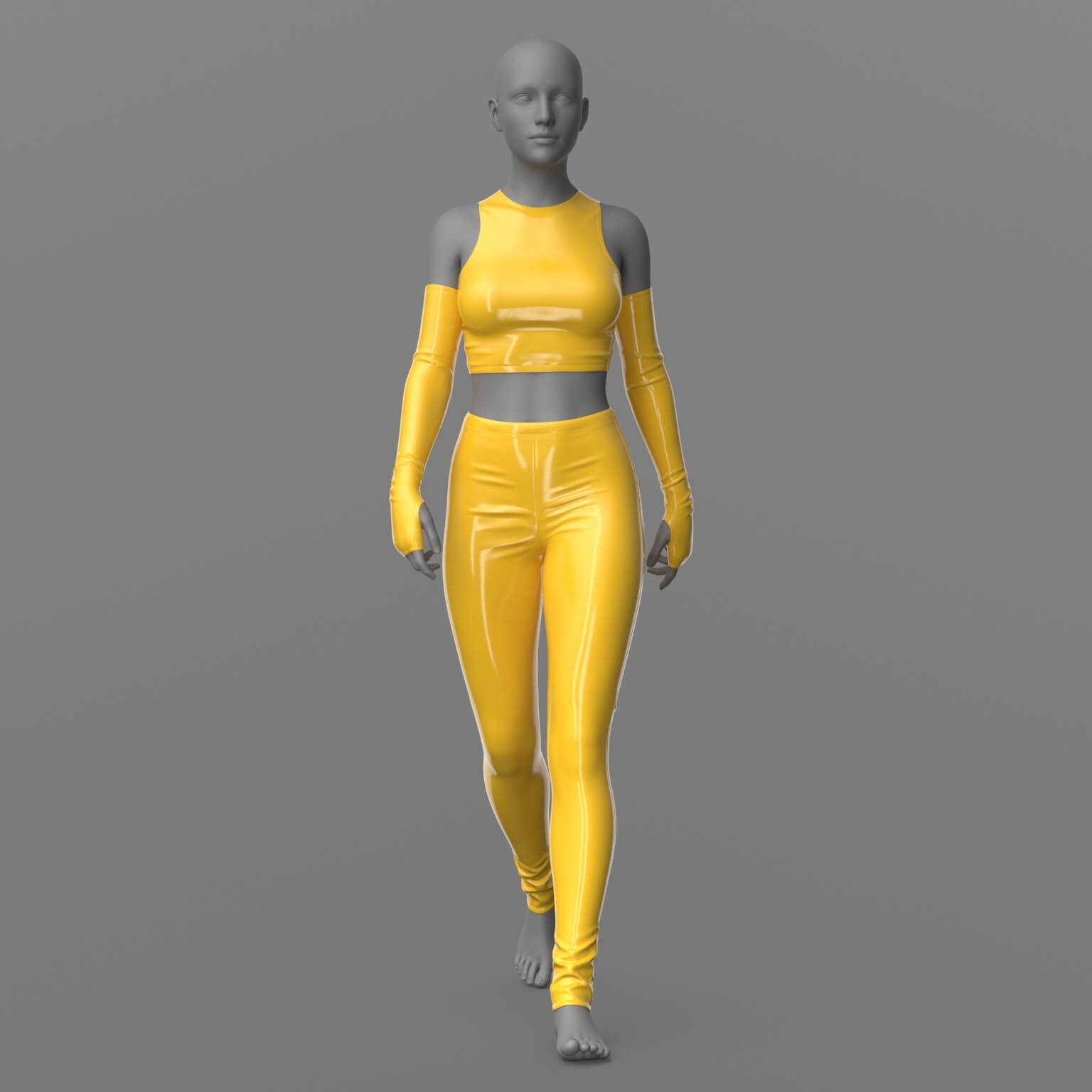Pants Top and Armbands 3d Model 3D Model