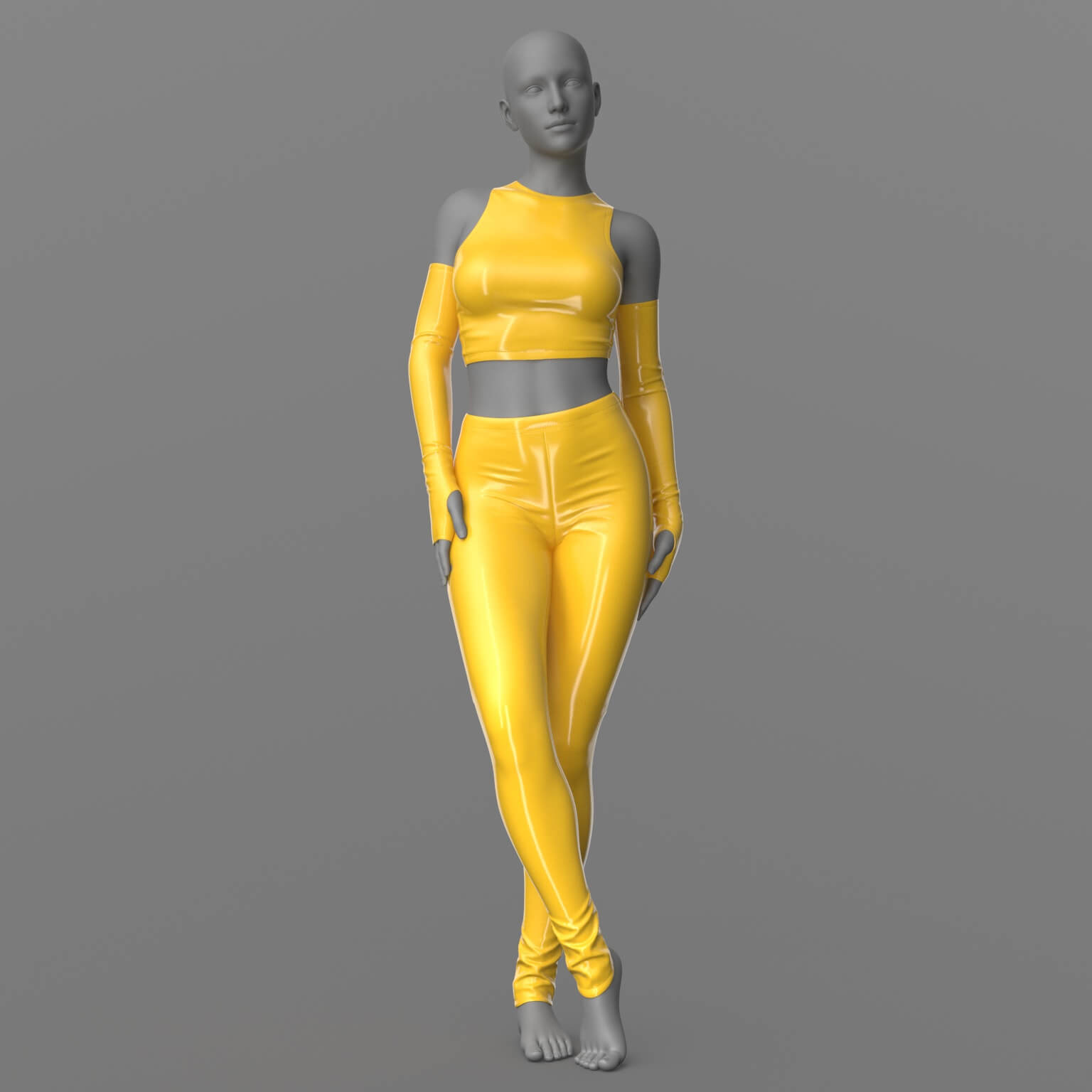 Pants Top and Armbands 3d Model 3D Model