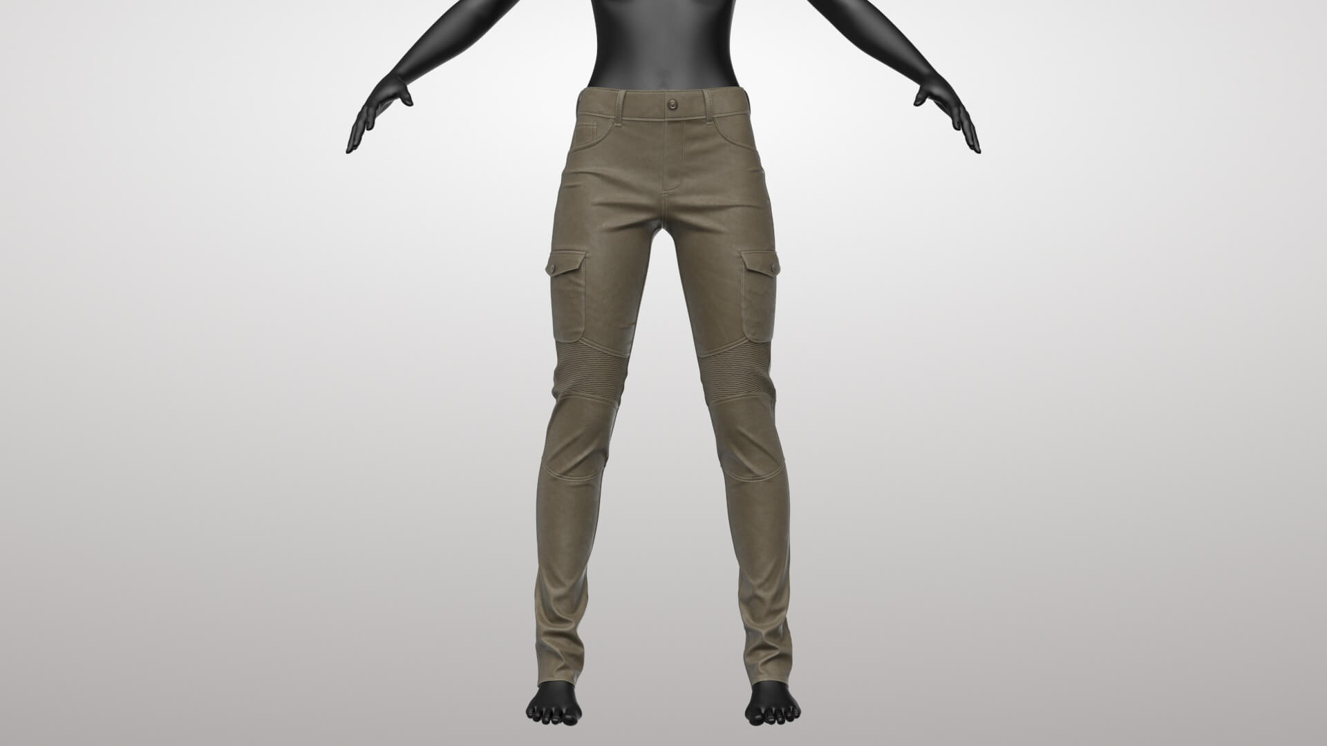Pants with Pockets 3D Model