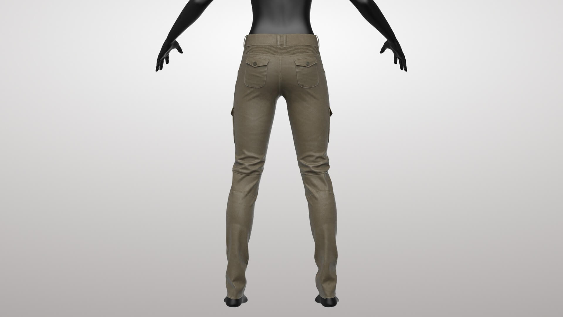 Pants with Pockets 3D Model
