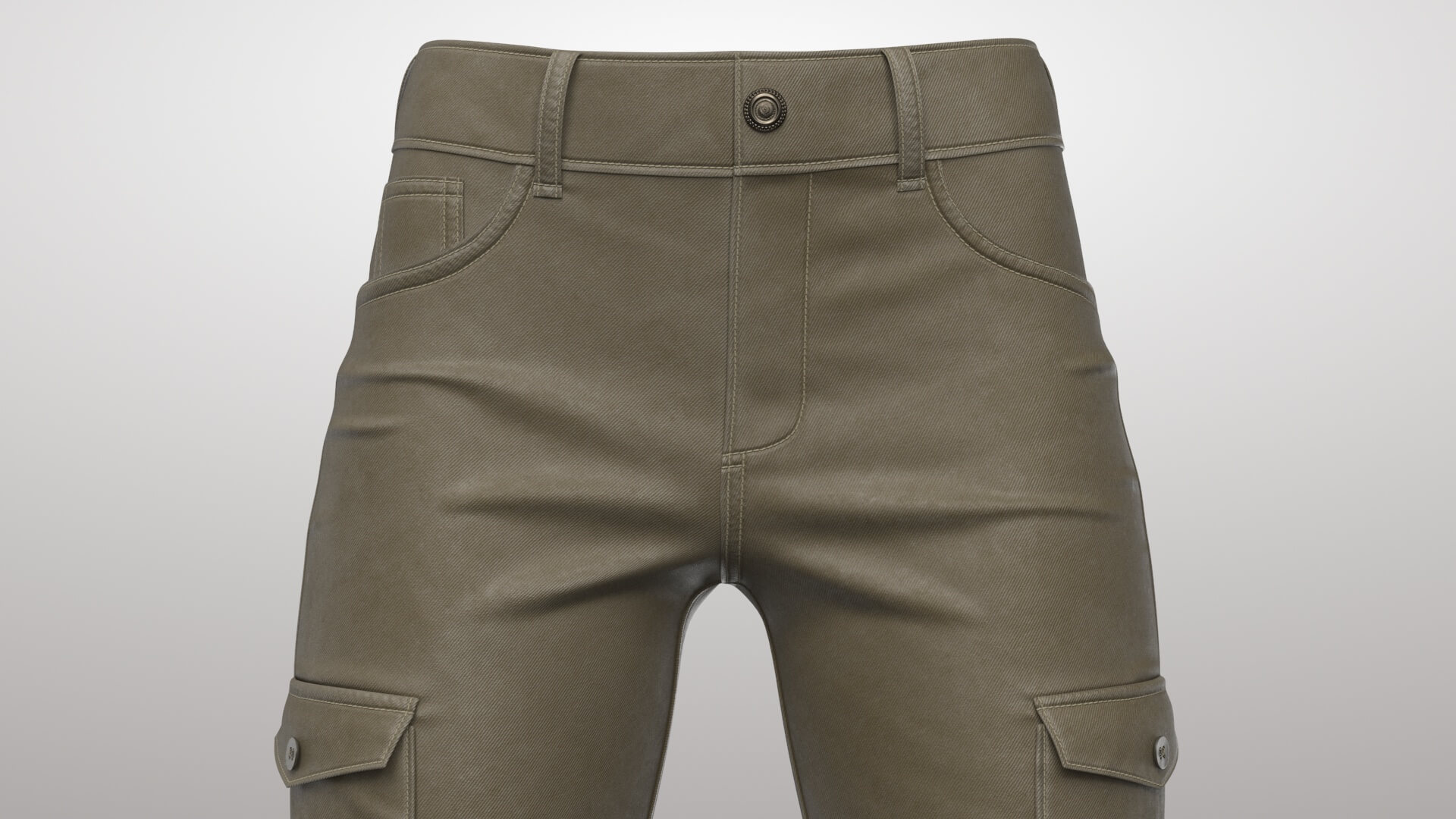 Pants with Pockets 3D Model