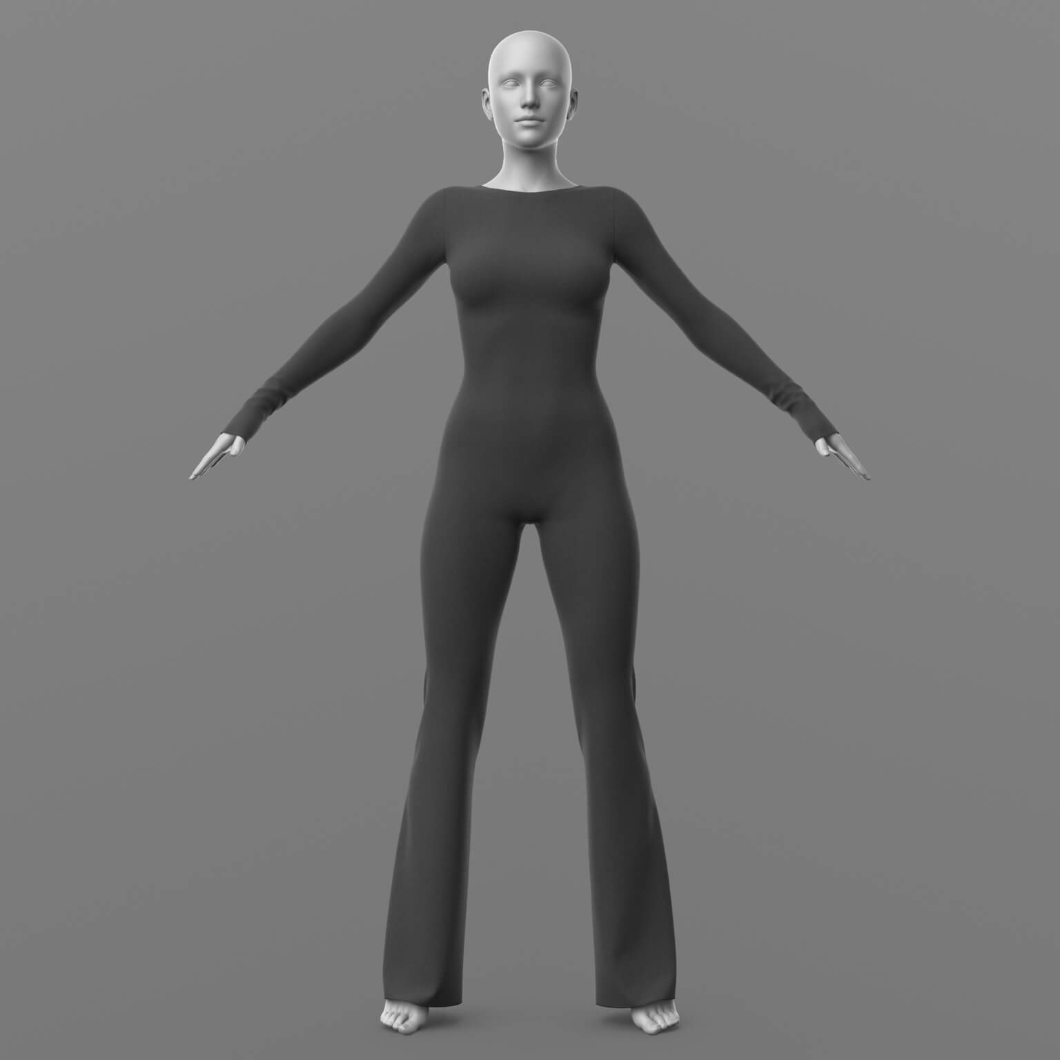 Pantsuit Clutch Bag and Pose G8 Female Daz Content