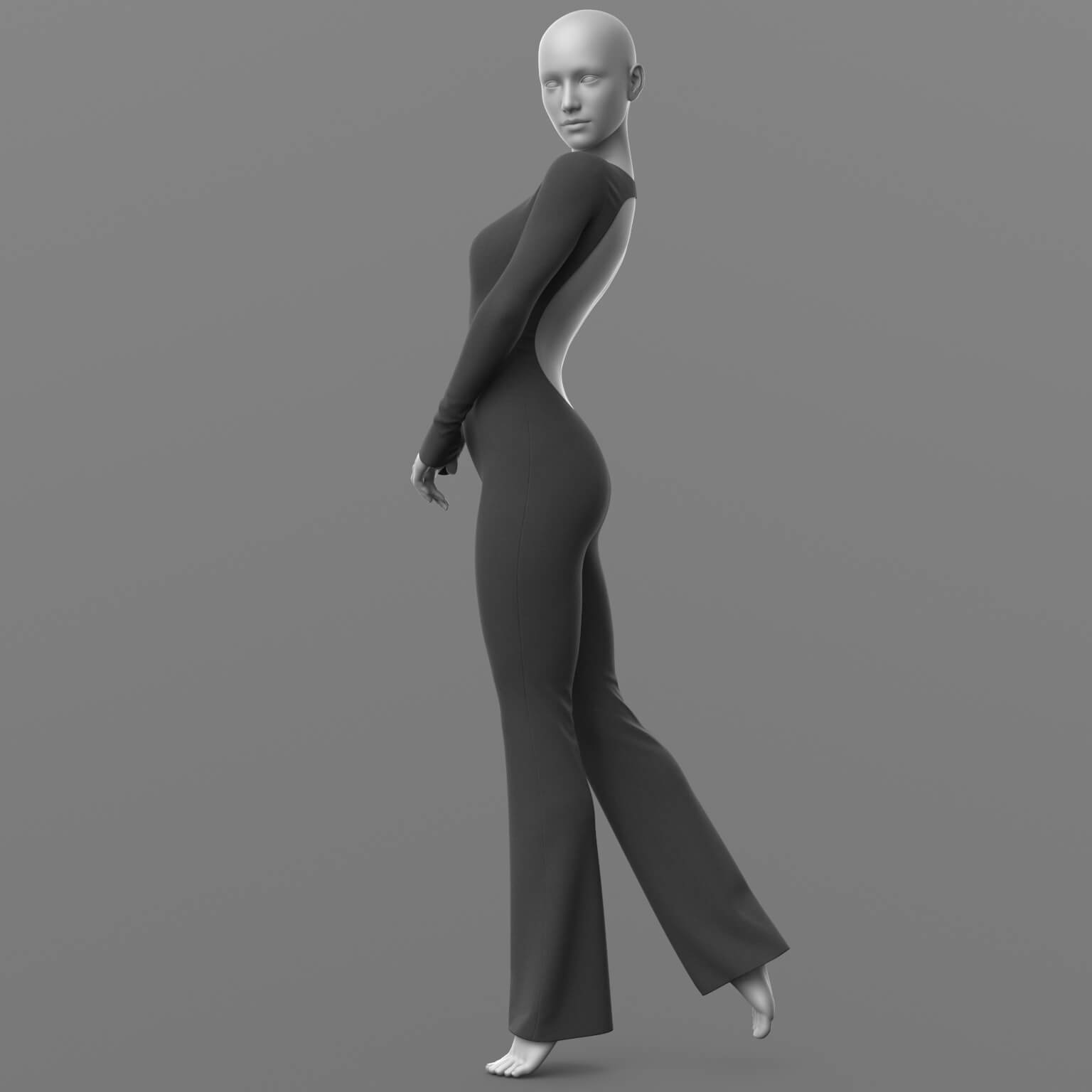 Pantsuit Clutch Bag and Pose G8 Female Daz Content