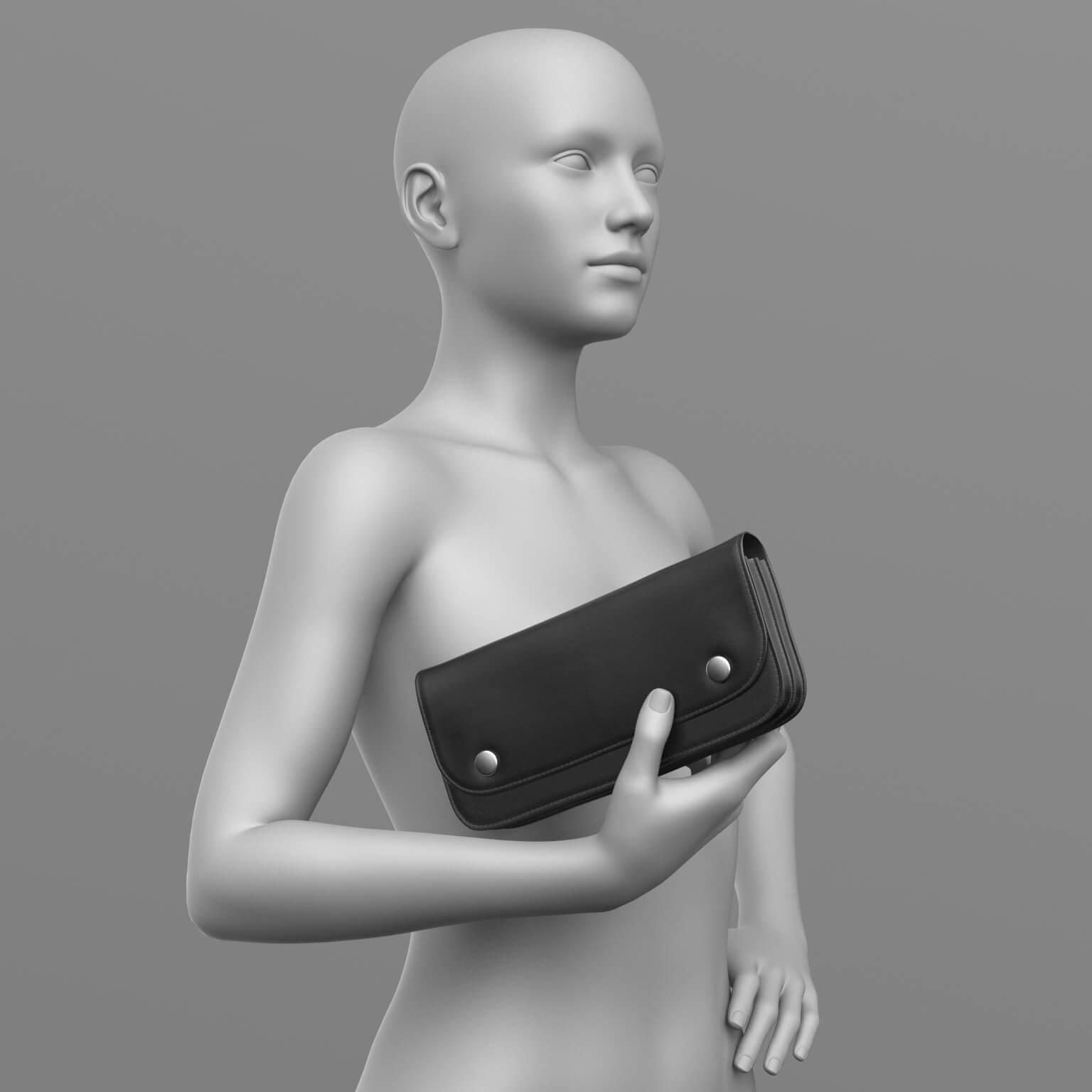 Pantsuit Clutch Bag and Pose G8 Female Daz Content
