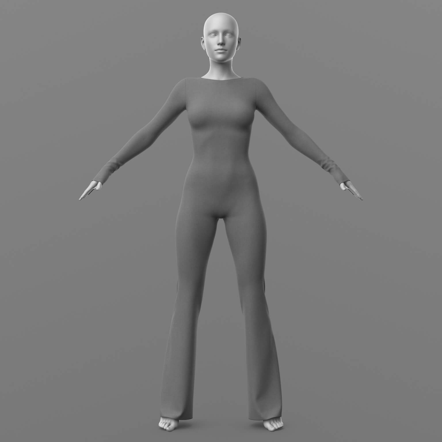 Pantsuit and Shoes 1v G8 Female Daz Content