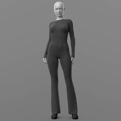 Pantsuit and Shoes 1v G8 Female