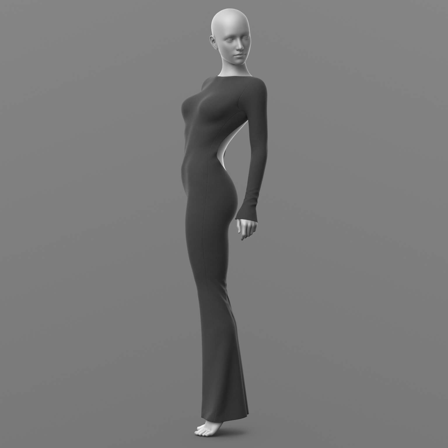 Pantsuit Shoes Clutch Bag and Pose G8 Female Daz Content