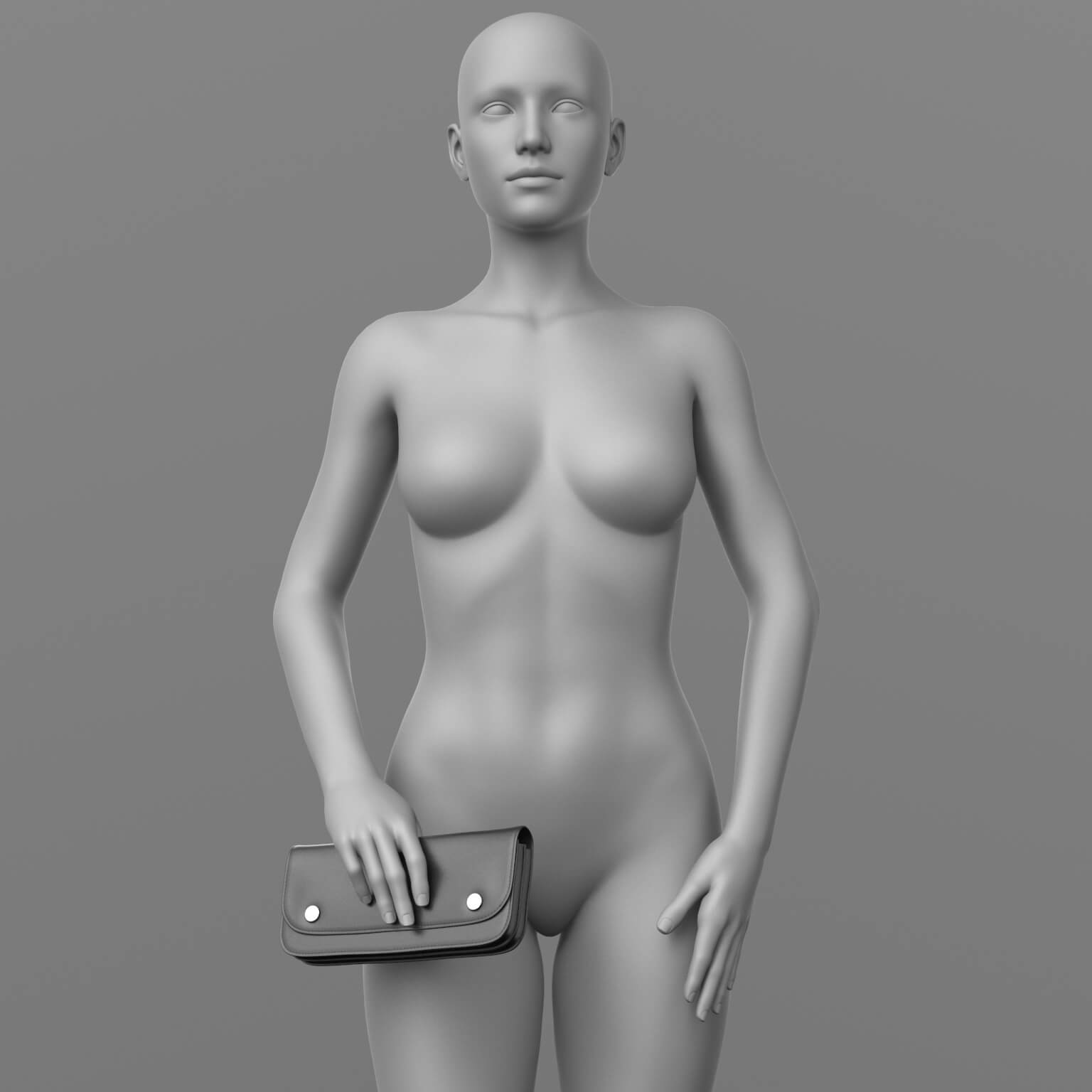 Pantsuit Shoes Clutch Bag and Pose G8 Female Daz Content