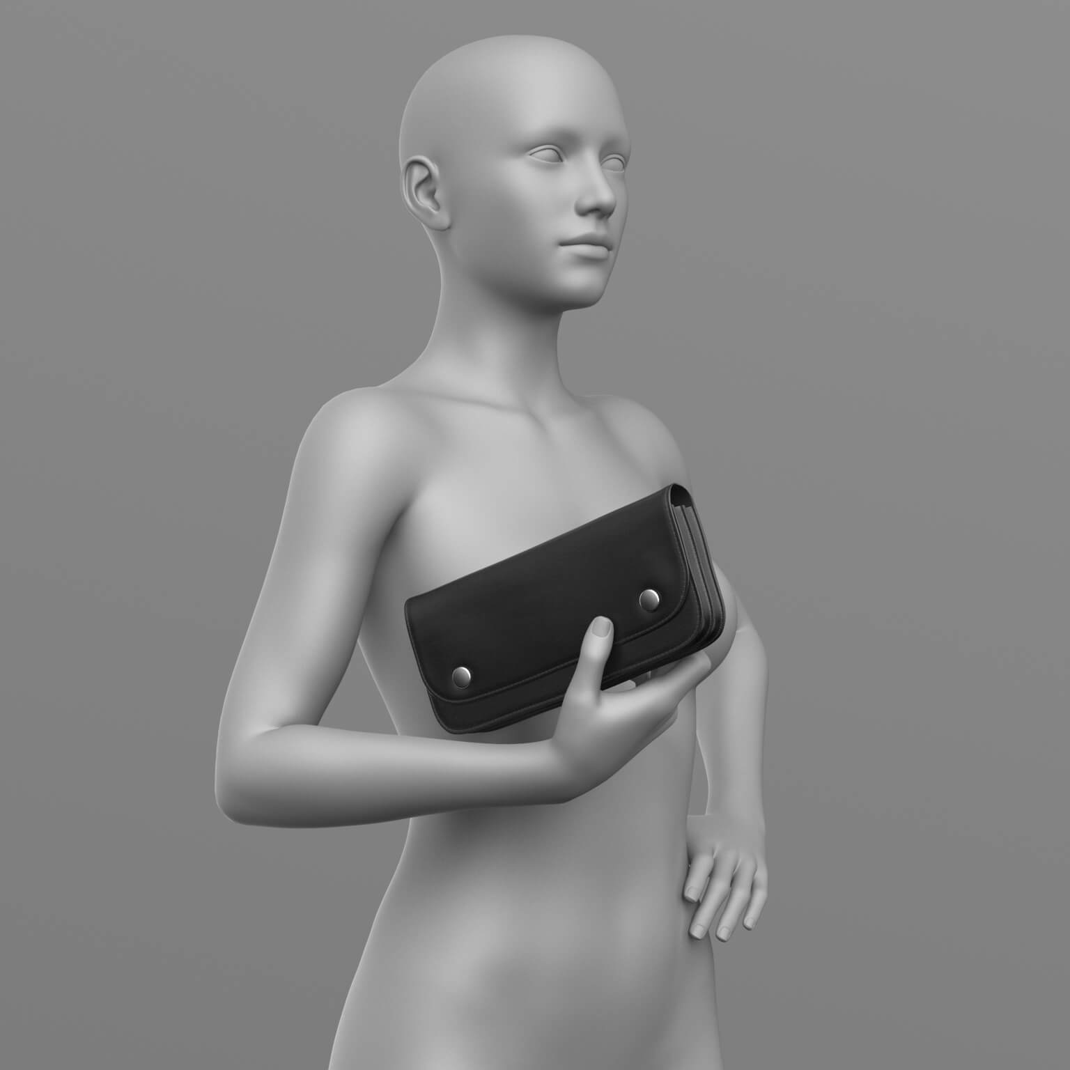 Pantsuit Shoes Clutch Bag and Pose G8 Female Daz Content