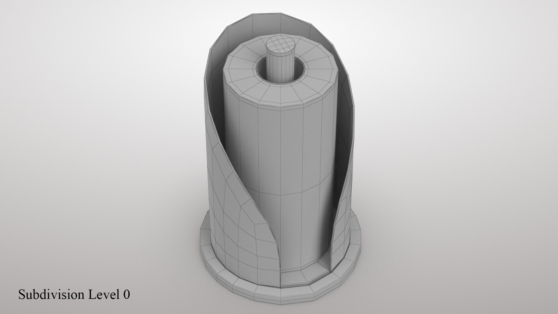 Paper Towel Holder 3D Model