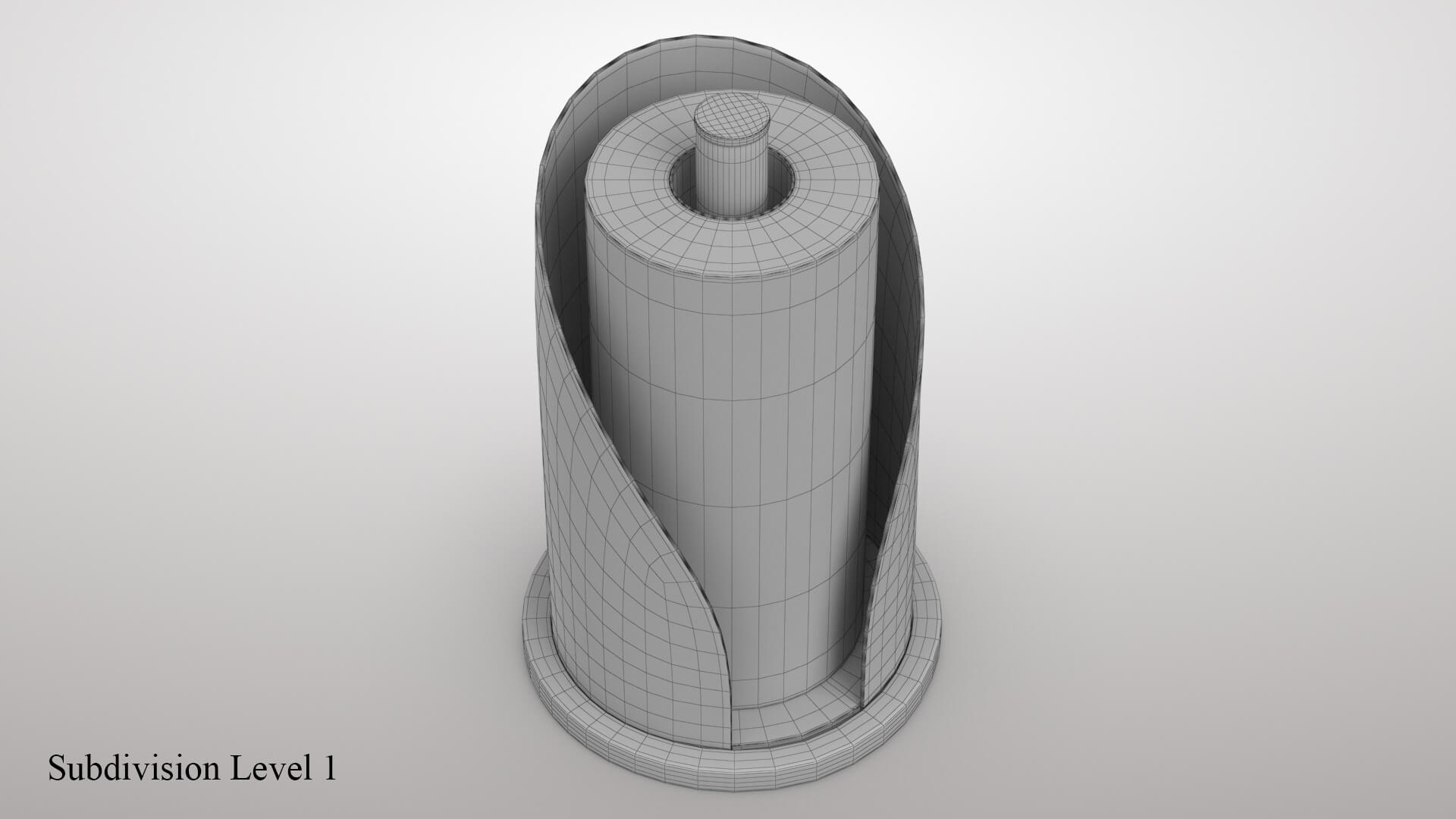 Paper Towel Holder 3D Model