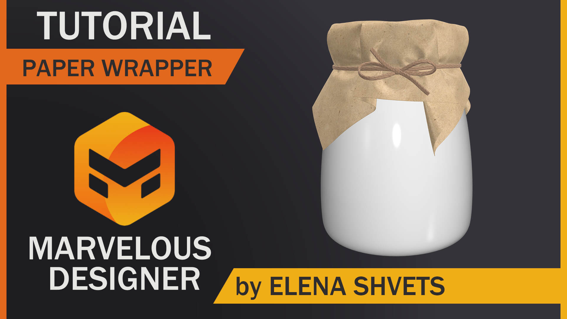 Paper Wrapper Marvelous Designer Tutorial 3D Tutorial