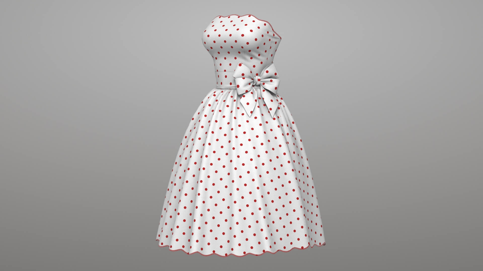 Pea Dress 3D Model