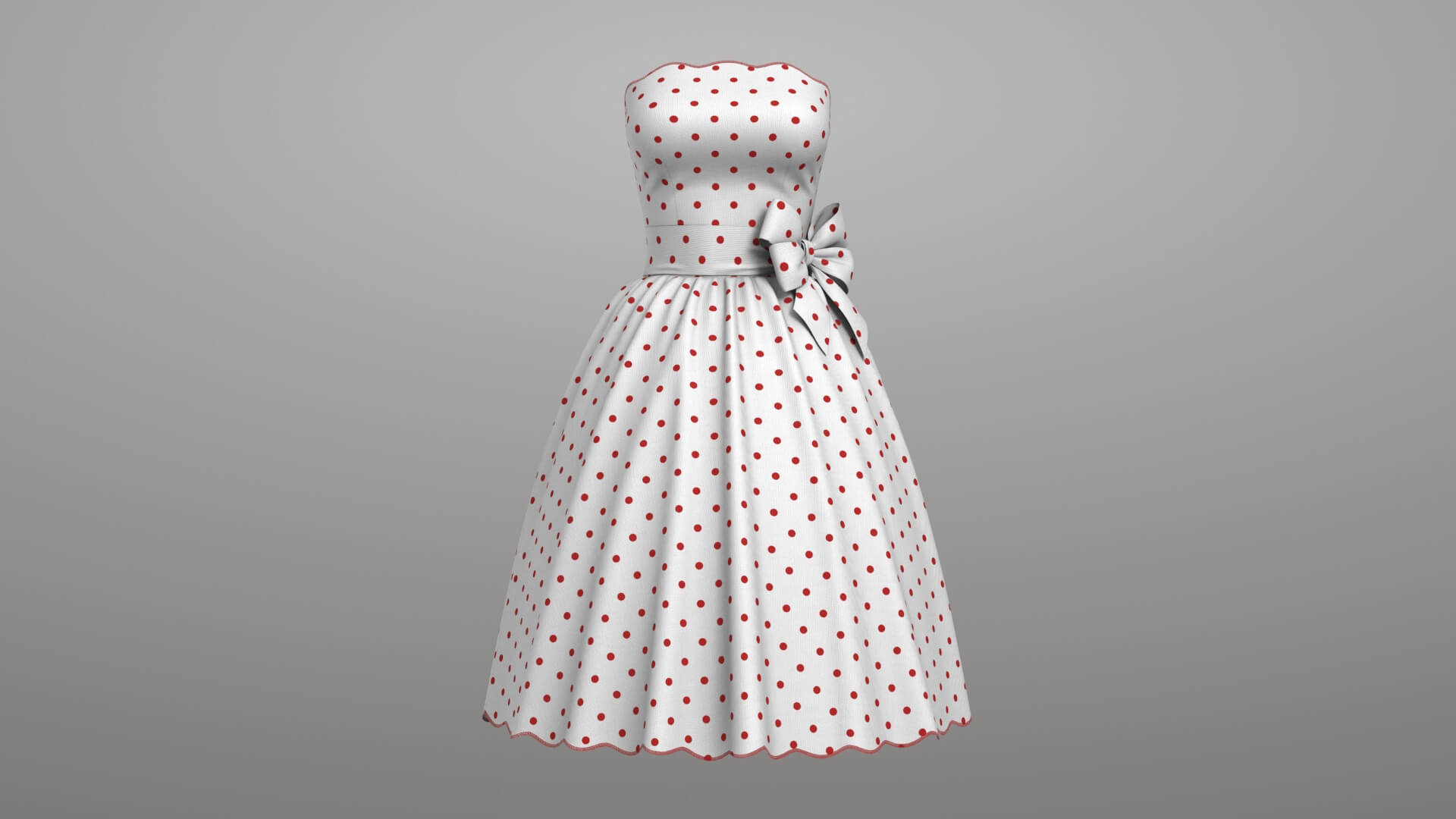 Pea Dress 3D Model