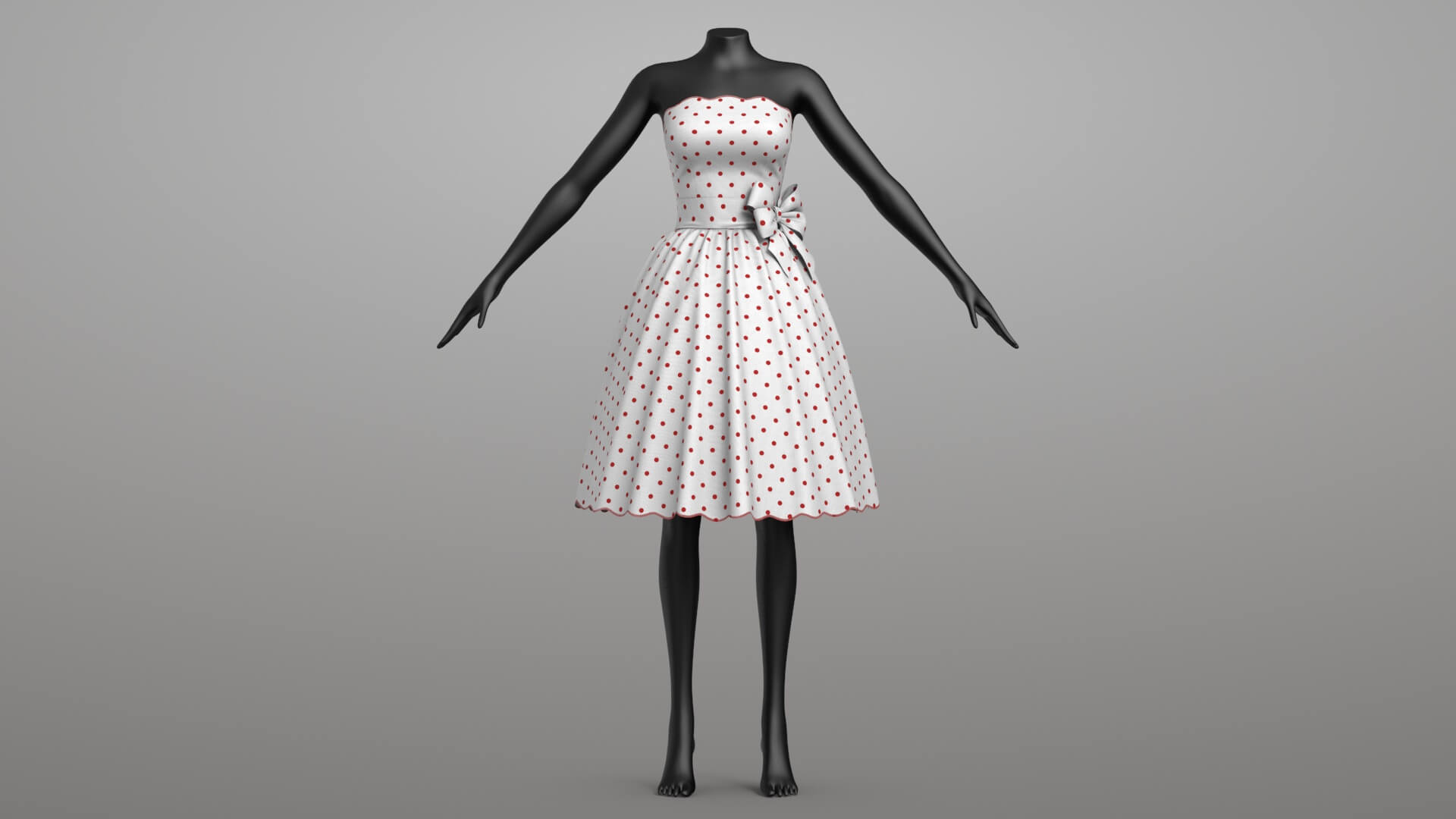 Pea Dress 3D Model