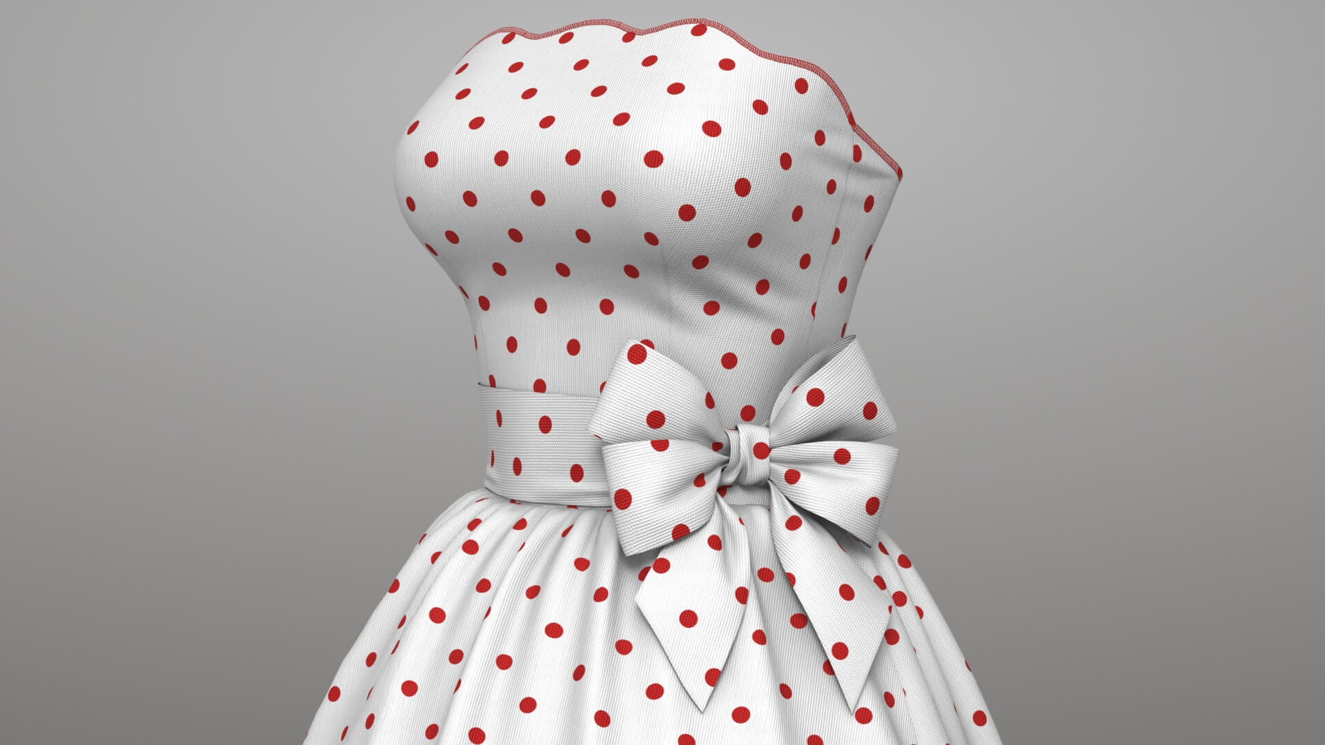 Pea Dress 3D Model