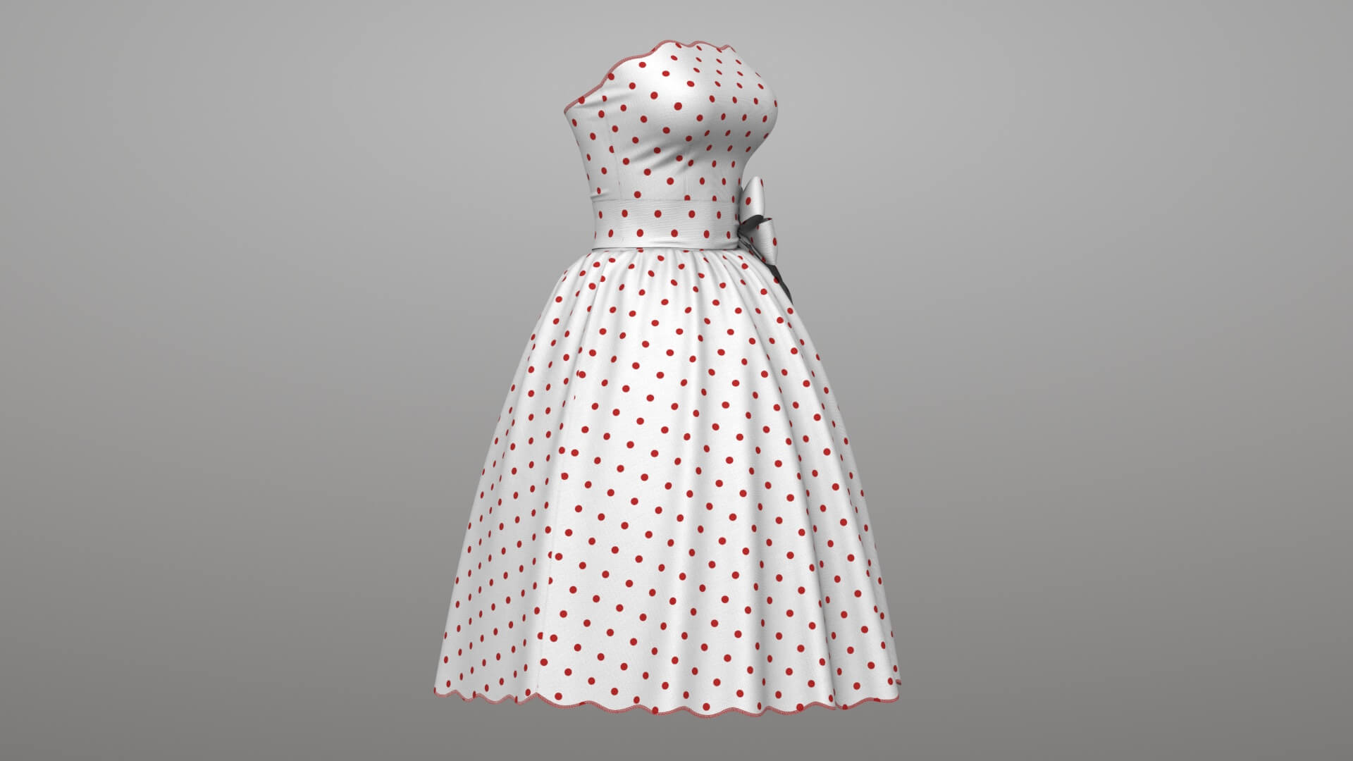 Pea Dress 3D Model