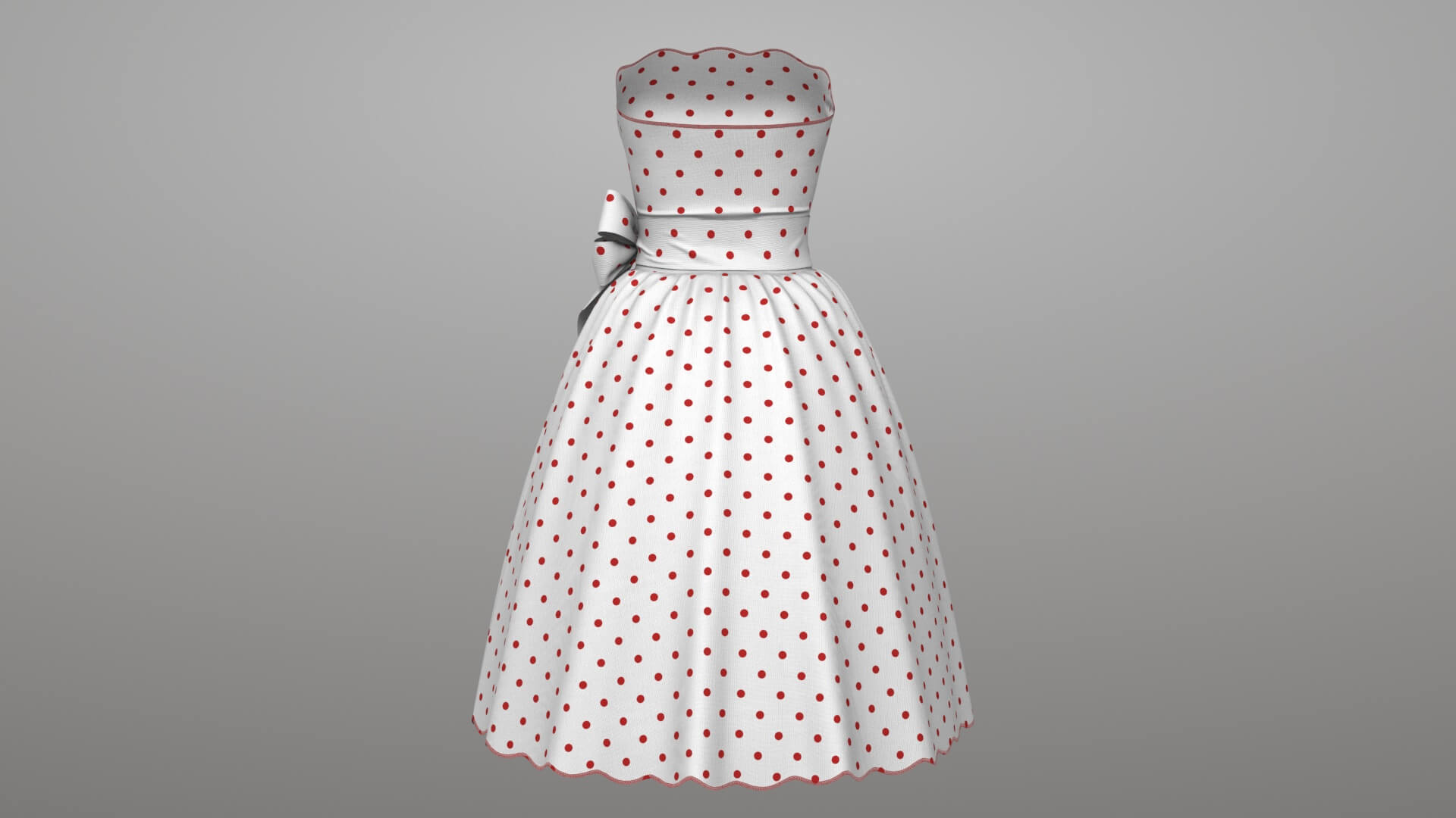 Pea Dress 3D Model