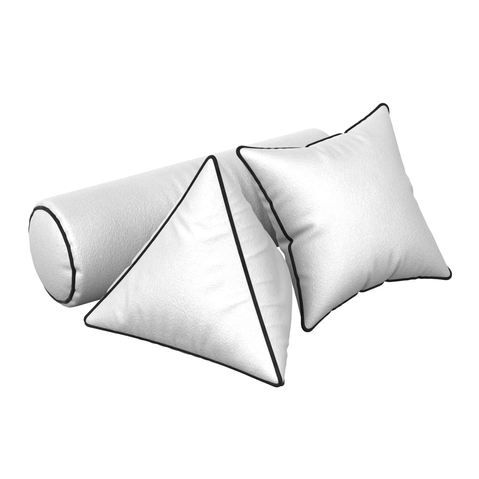 Pillow Set 3in1 3D Model 3D Model