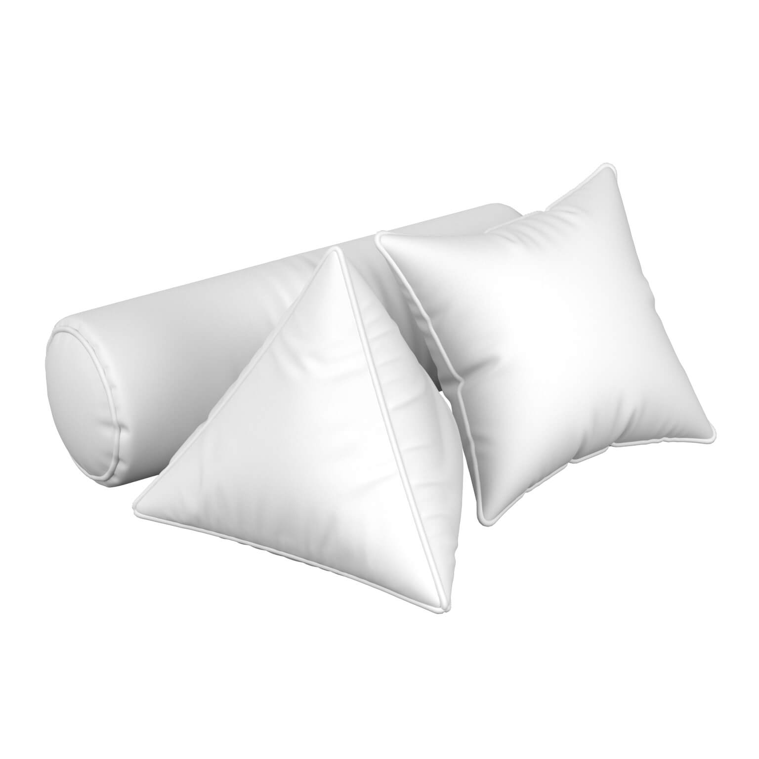 Pillow Set 3in1 3D Model 3D Model