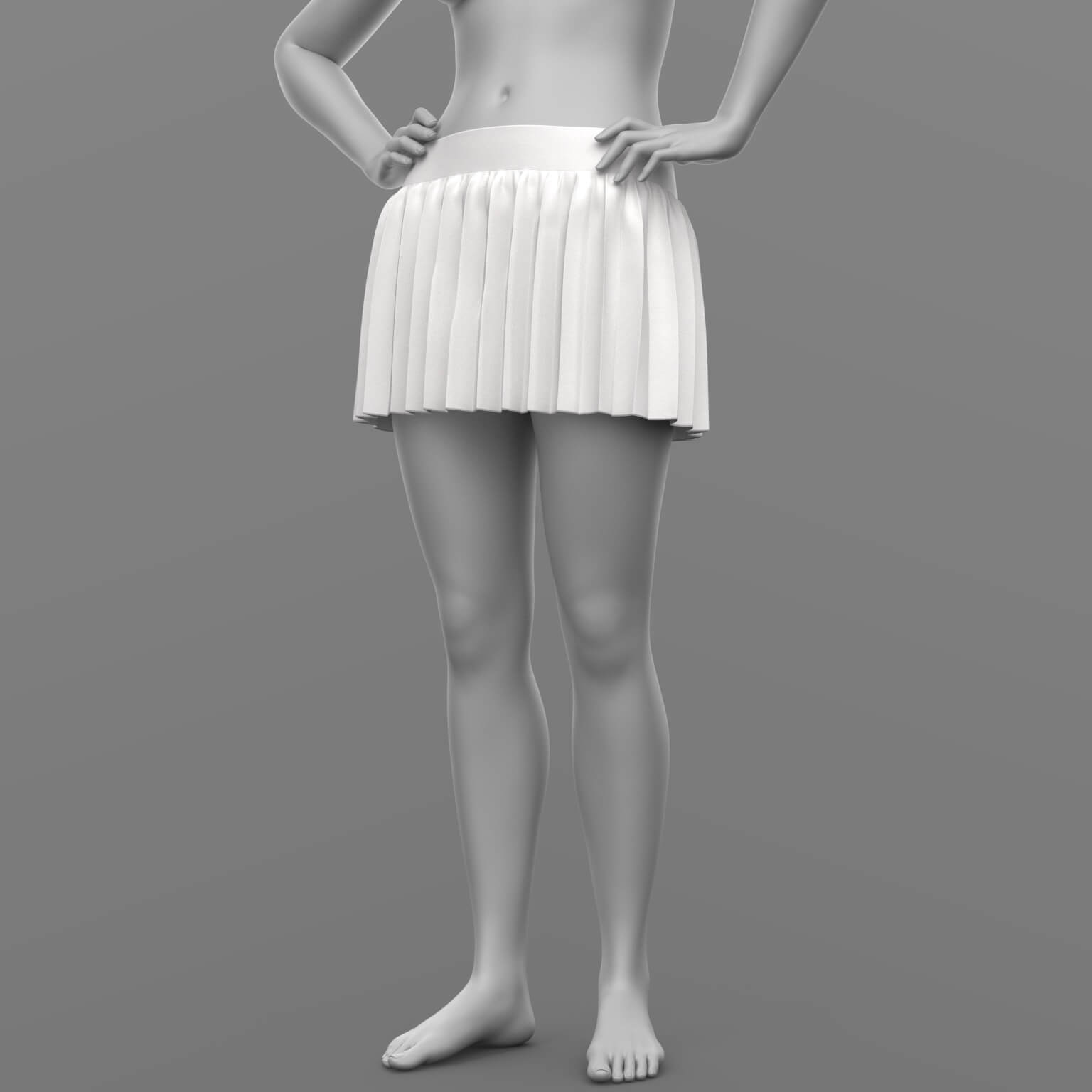 Pleated Skirt G9 Daz Content