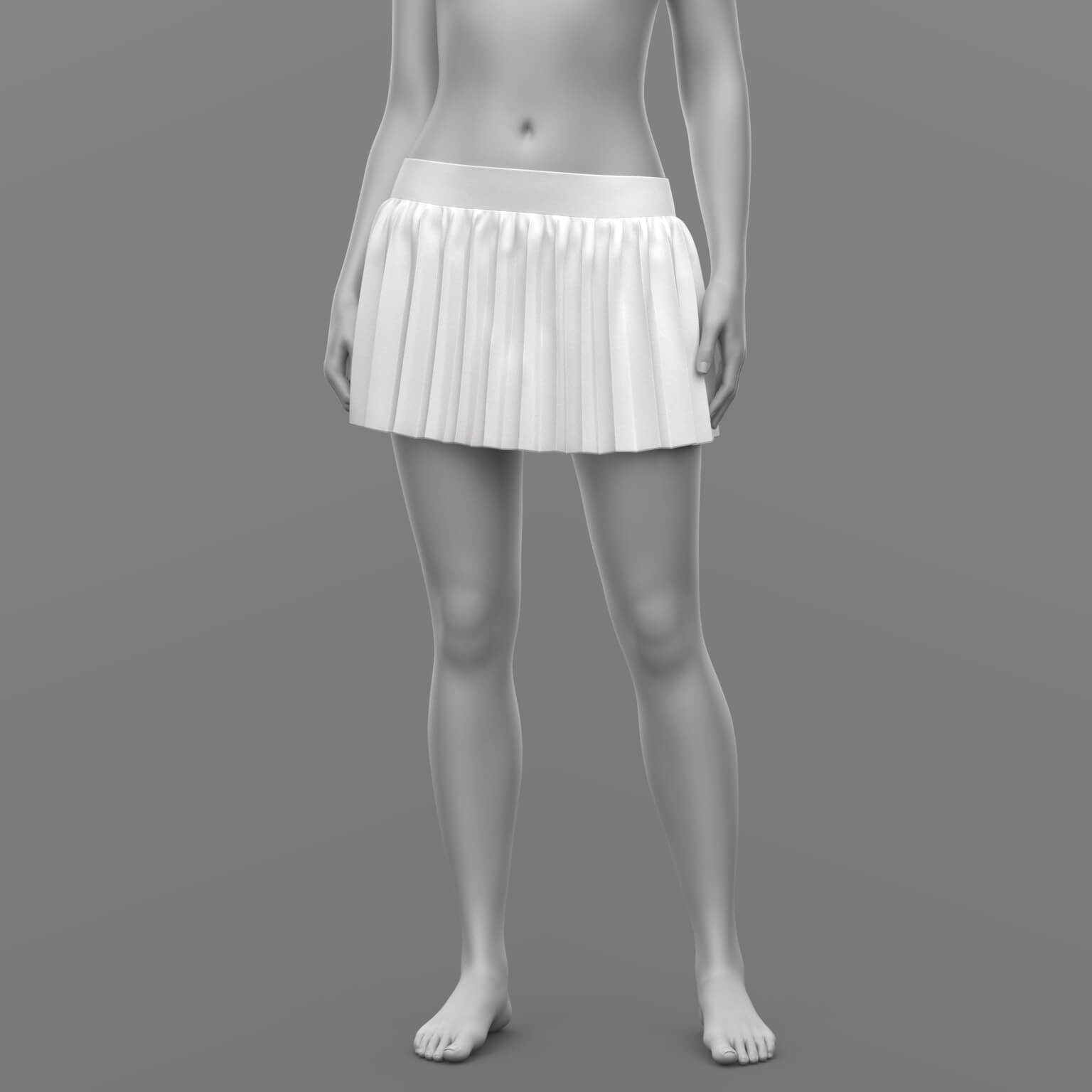 Pleated Skirt G9 Daz Content