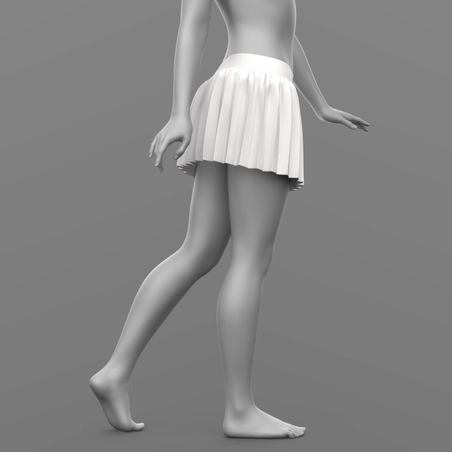 Pleated Skirt G9 Daz Content