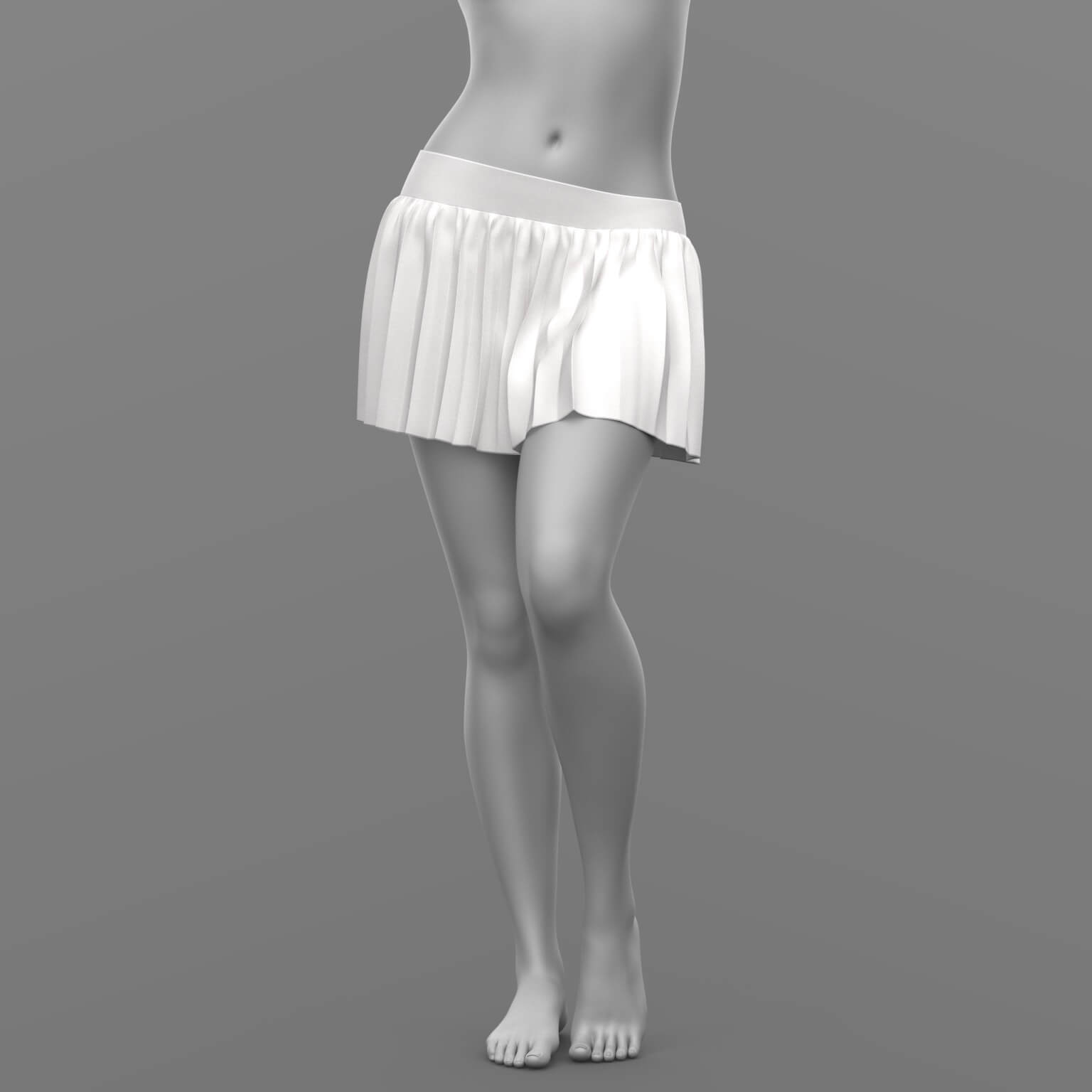 Pleated Skirt G9 Daz Content