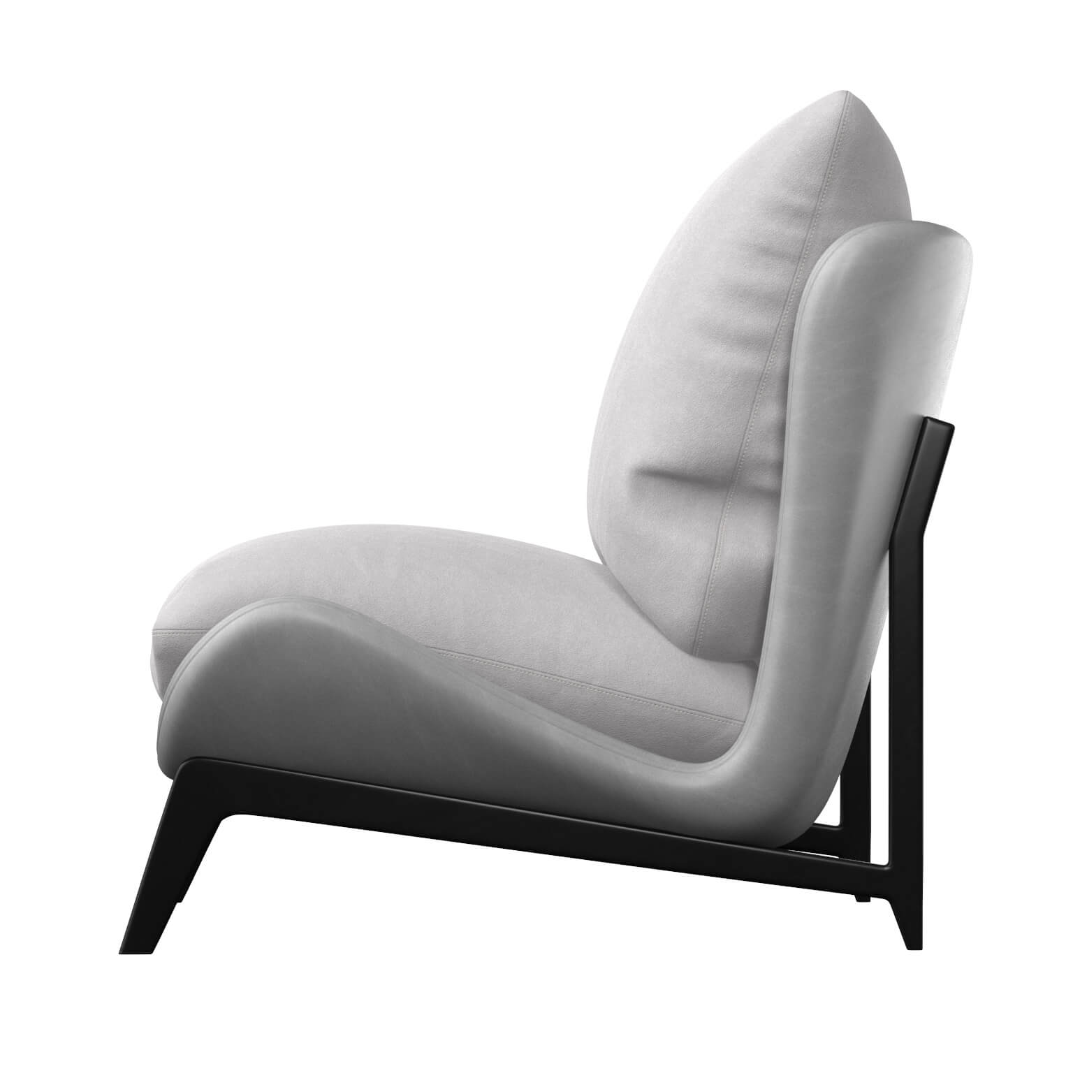 Scandinavian Armchair 3D Model 3D Model