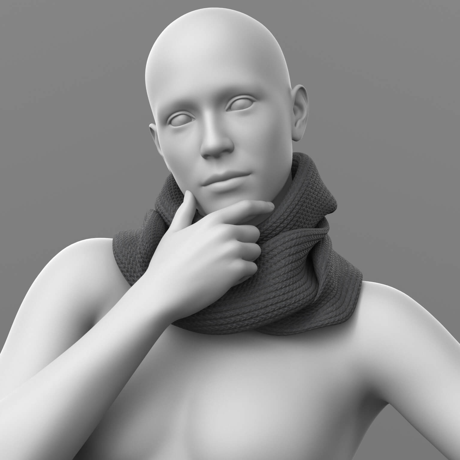 Scarf 3v for G9 Daz Content